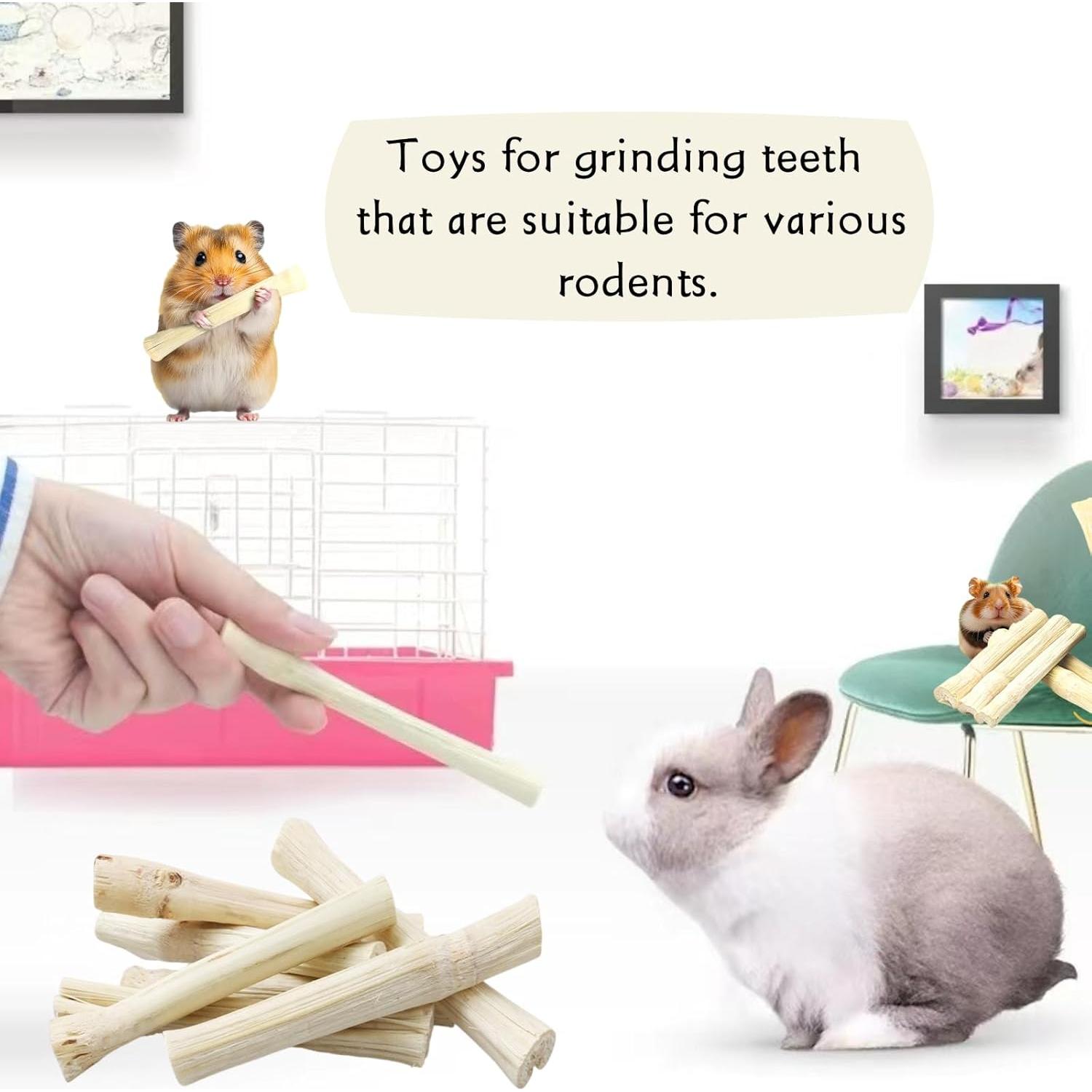 Palitos de Madera de Bambú Dulce Bskllrgo 150g Juguetes Dentales