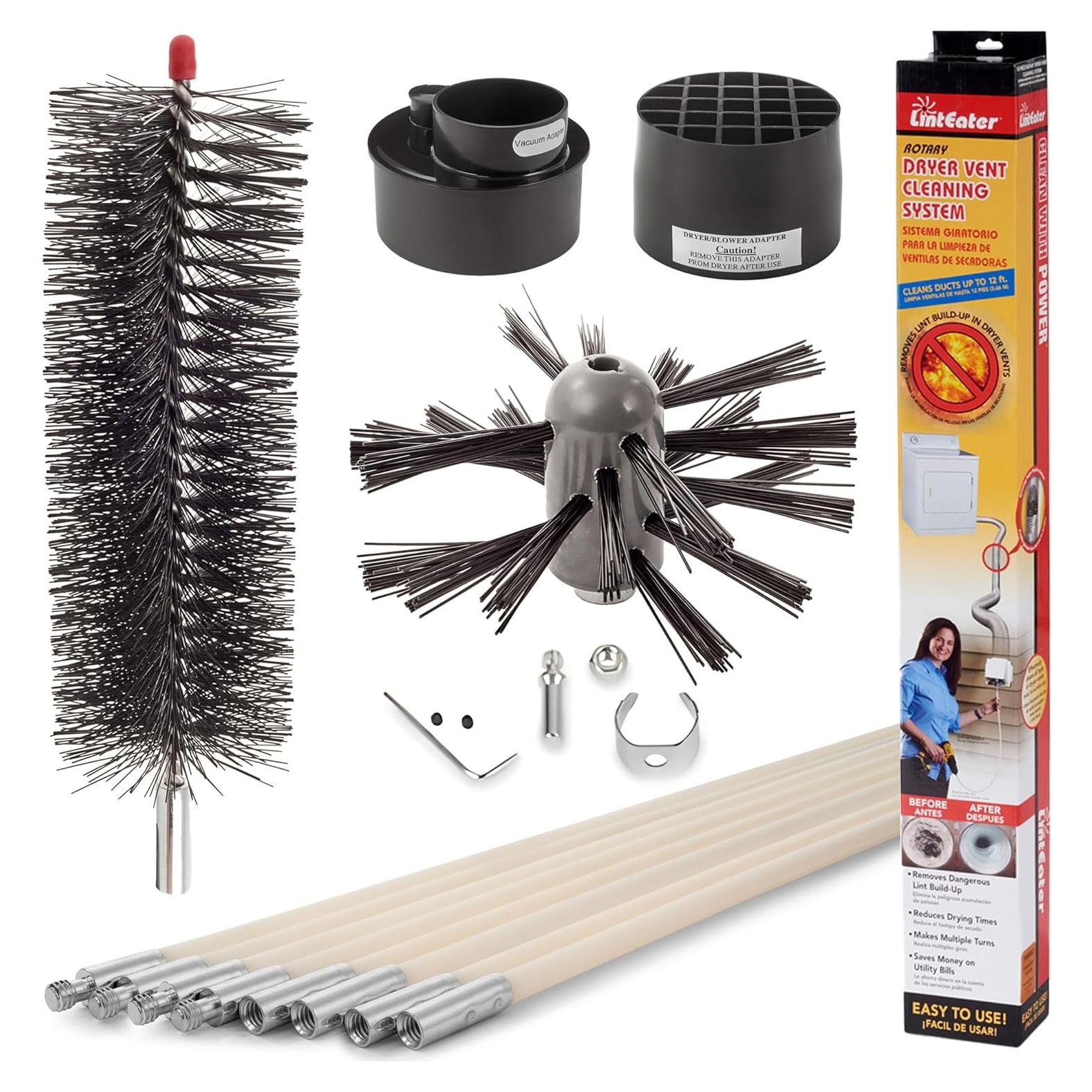 Kit de Limpieza de Conductos de Secadora Gardus RLE24 7,32 m