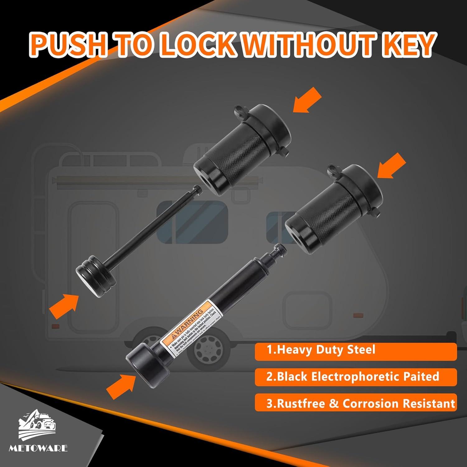 Kit de Cerradura de Enganche y Acoplamiento METOWARE con Llave Igualada