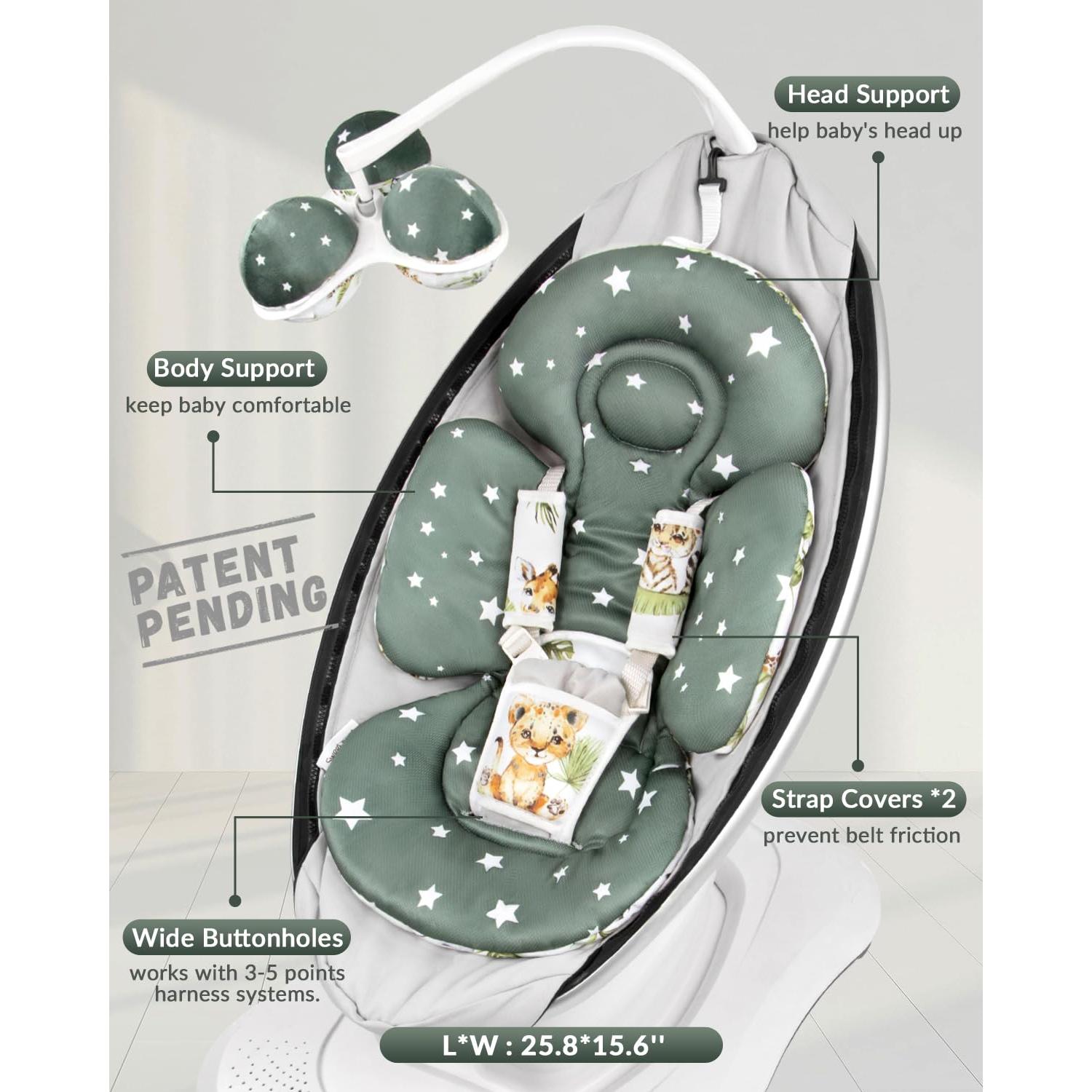 Inserto Reversible para Bebés Sweetwavet - Compatible Mamaroo