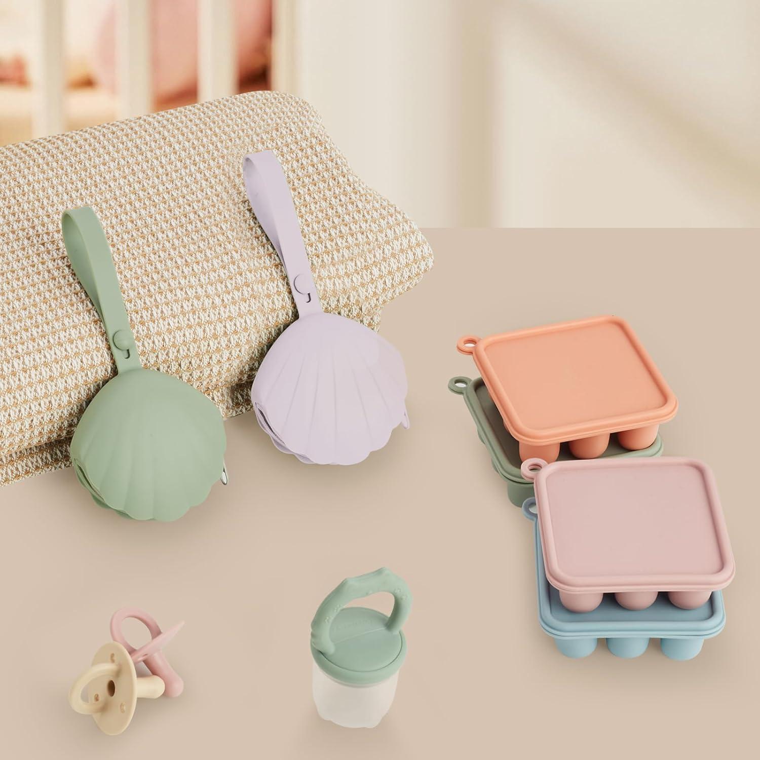 Estuche para Chupete Lovbaby Silicona 100% Libre BPA 2 Unidades