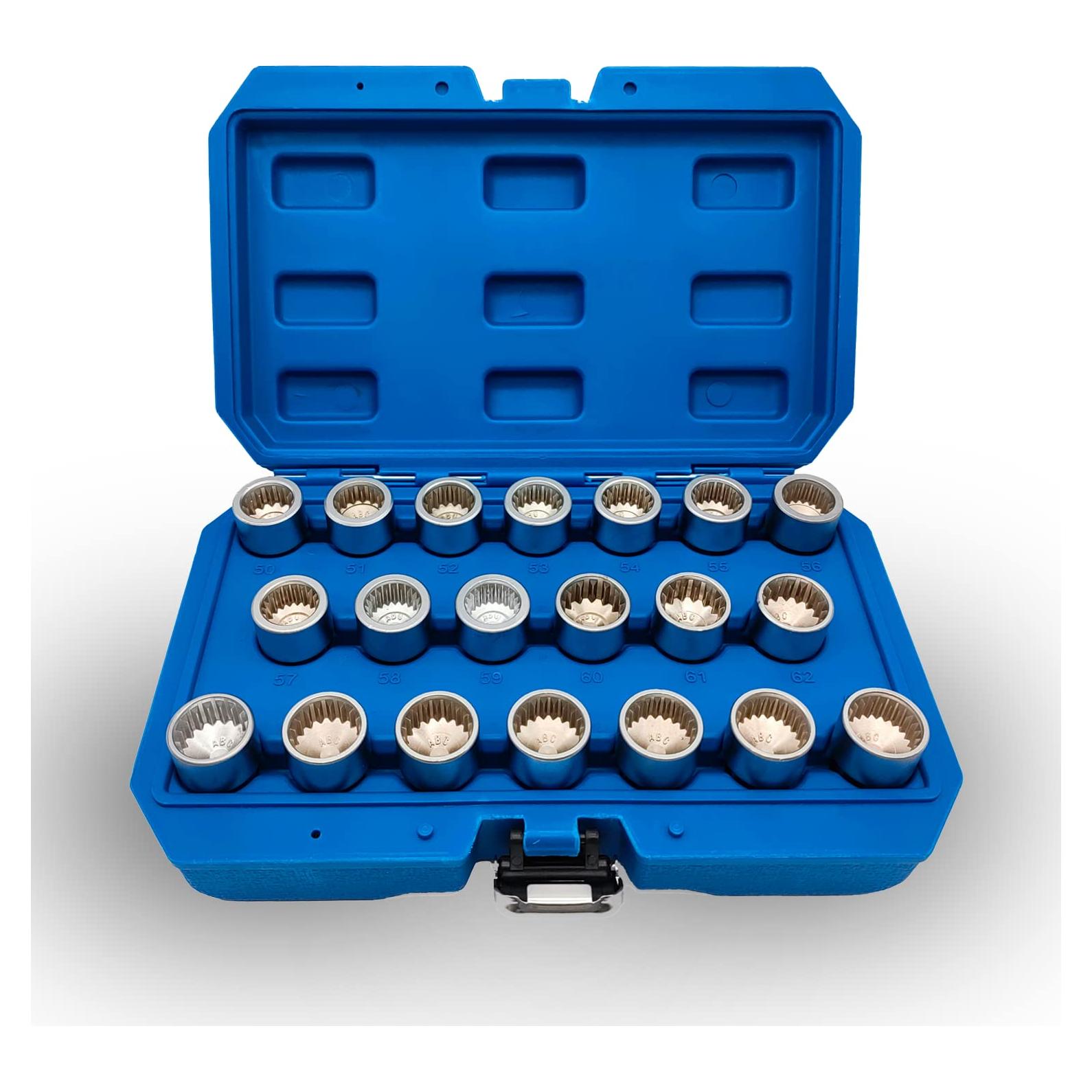 Kit de Llave de Tuerca de Bloqueo 20PCS JEUCLEL para Porsche VW