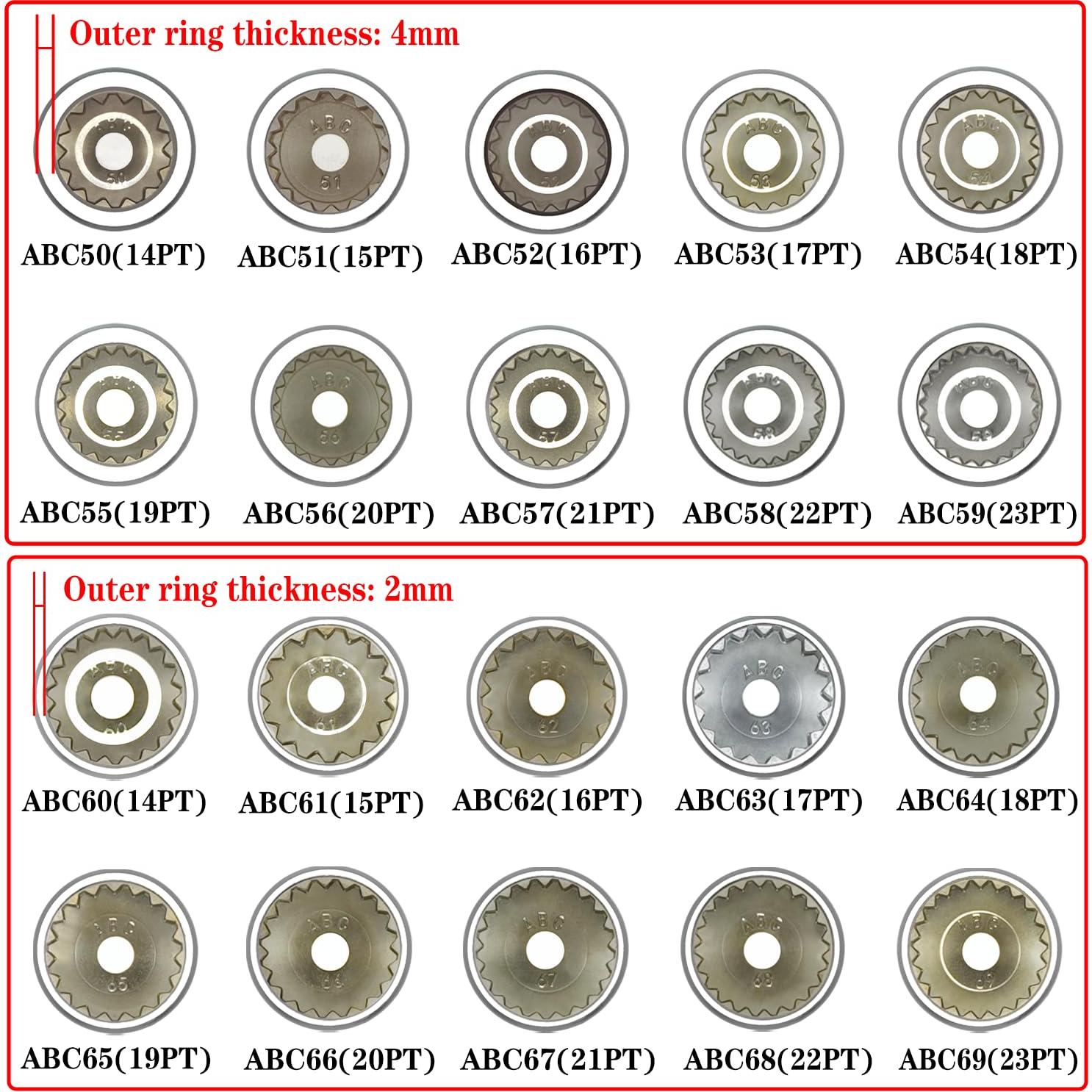 Kit de Llave de Tuerca de Bloqueo 20PCS JEUCLEL para Porsche VW