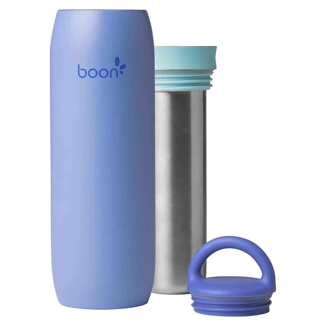 Enfriador Portátil de Leche Materna Boon Frosh - Acero Inoxidable - Azul - 0.3 a 0.7 L