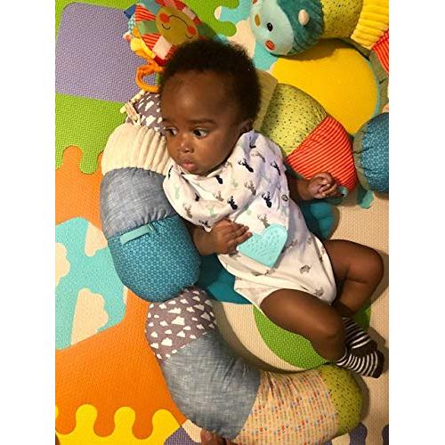 Set de 4 Baberos de Bandana para Bebés Pickle & Olive - Ciervo Azul