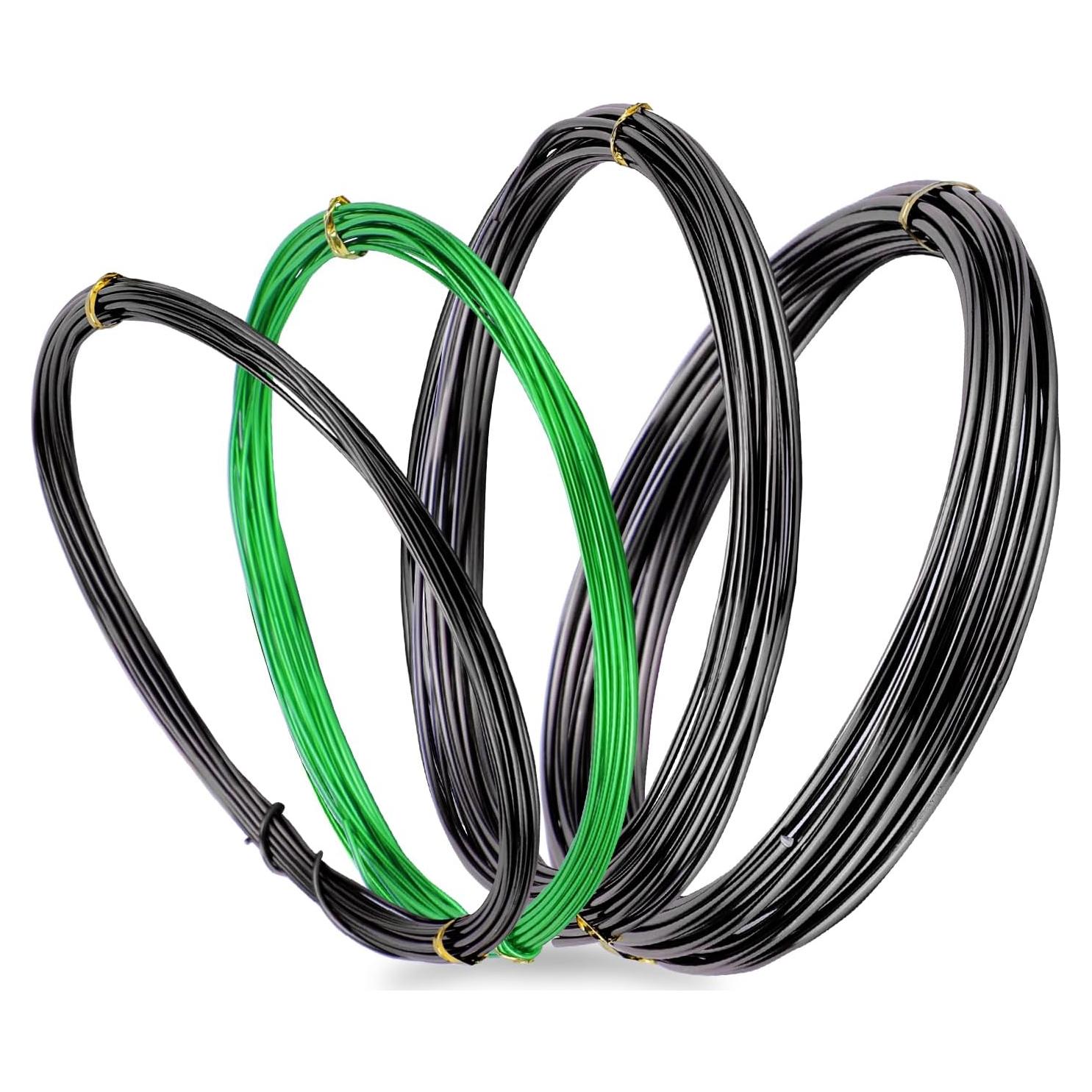 Juego de Alambre de Entrenamiento Bonsai Zelarman 19.5M 1-2mm