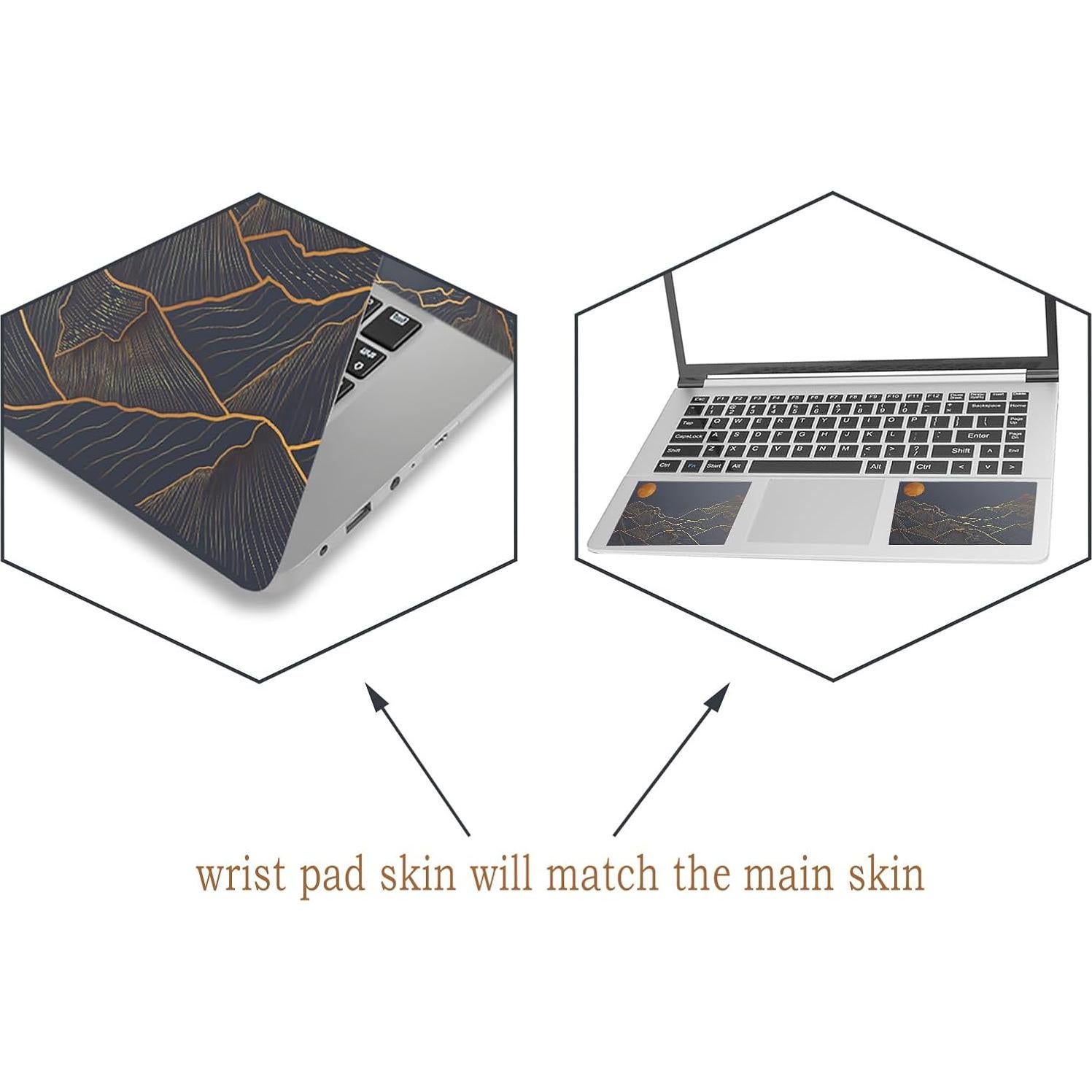 Cubierta de Vinilo para Laptop ToLuLu 15.6" Montaña Abstracta