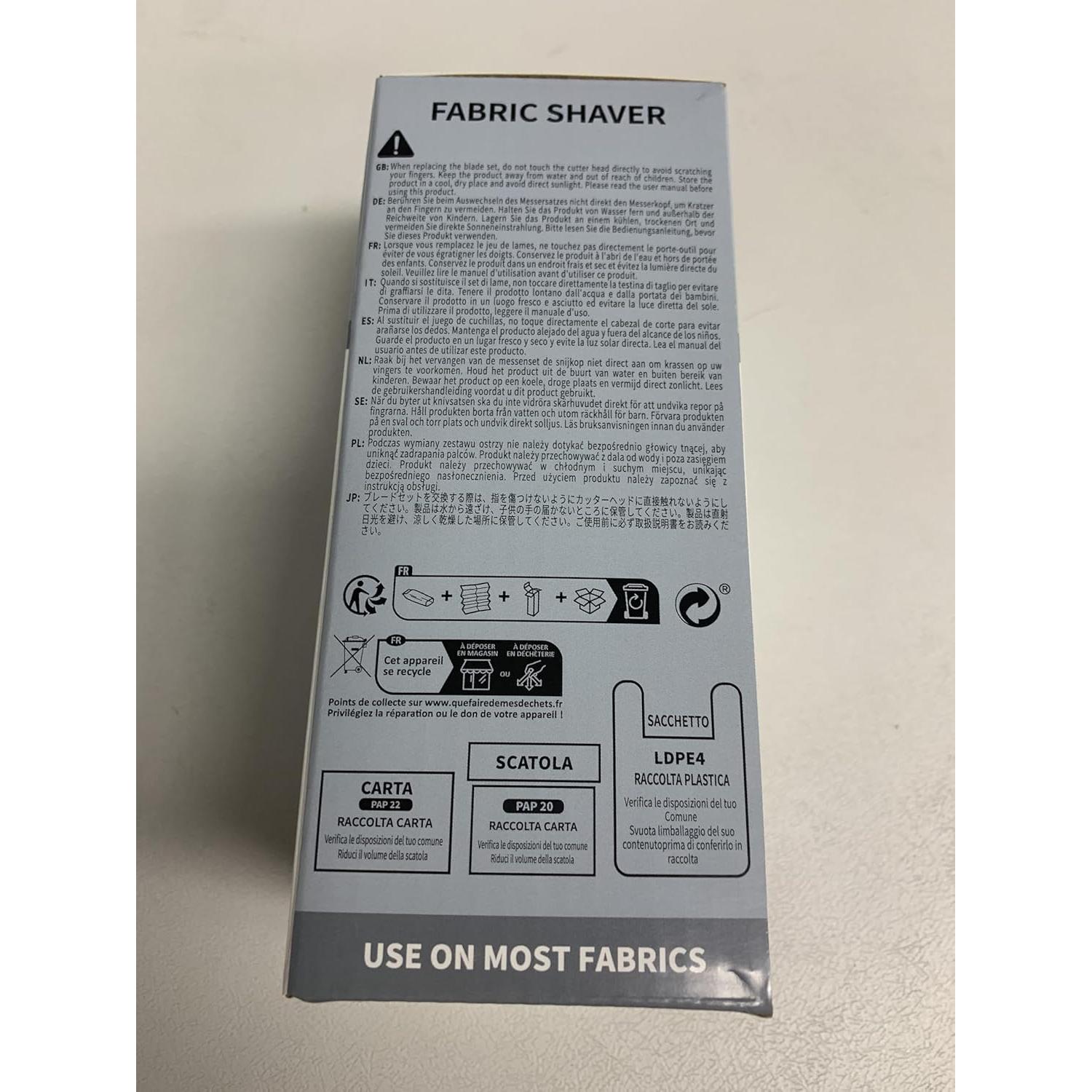 Quitapelusas MR.SIGA Portátil con Luces LED y 2 Cuchillas