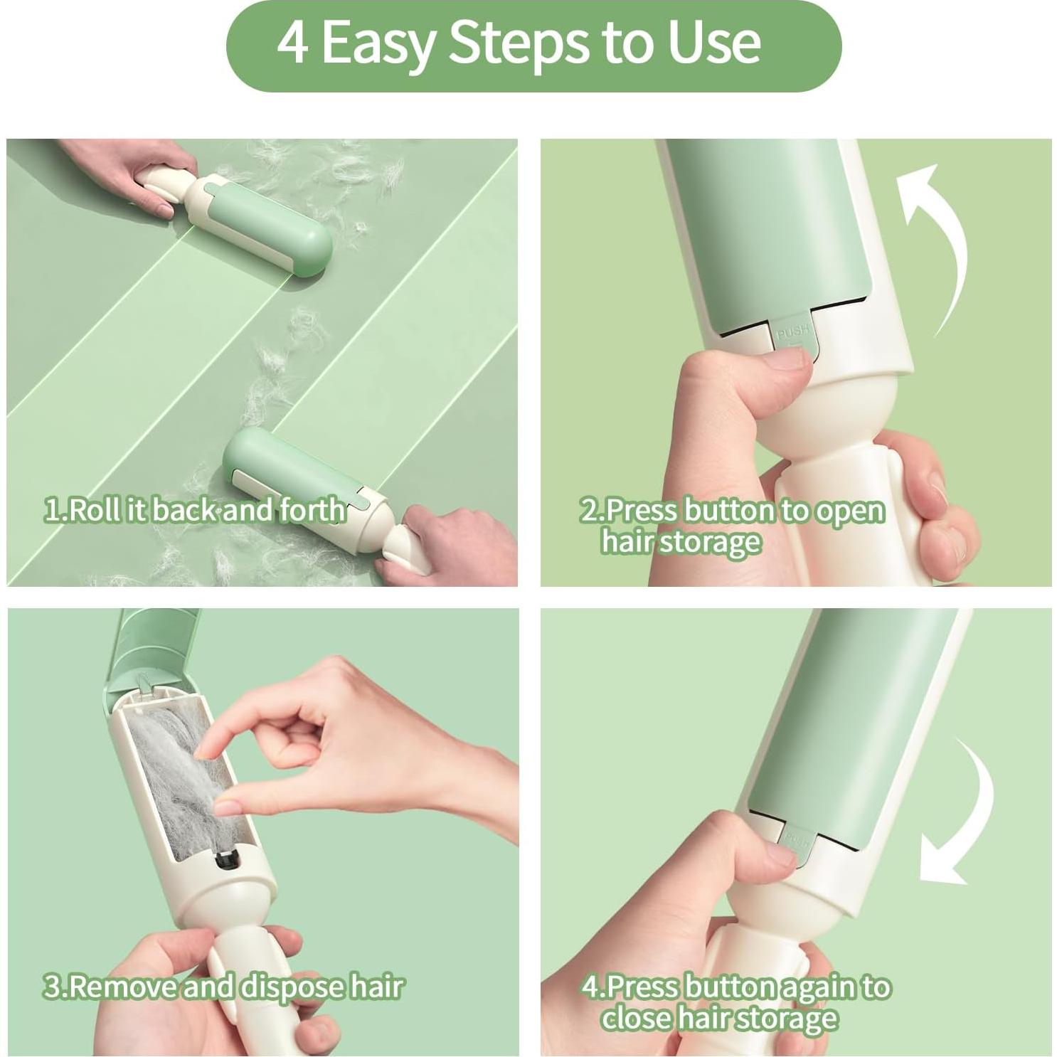 Removedor de Pelo de Mascotas PAKEWAY 2 Pack Reutilizable