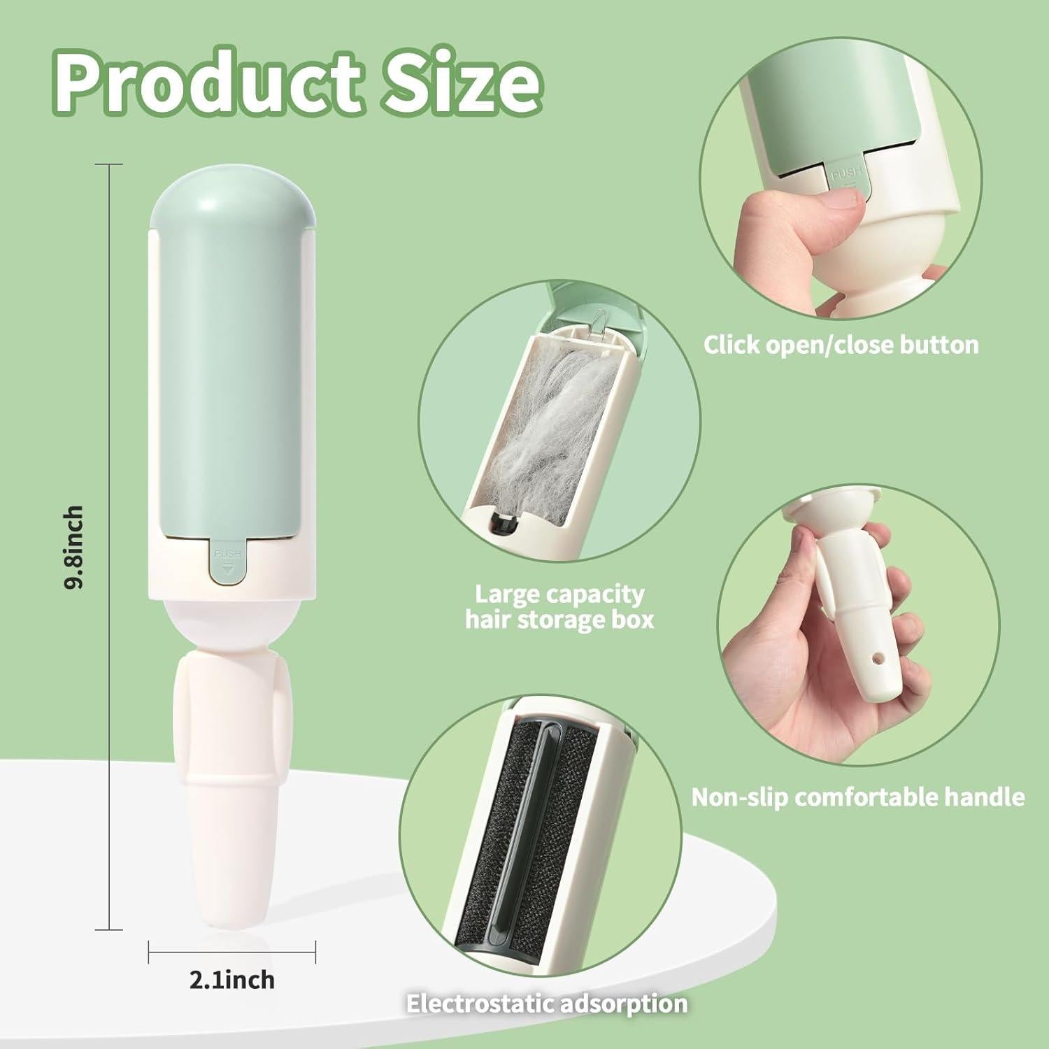 Removedor de Pelo de Mascotas PAKEWAY 2 Pack Reutilizable