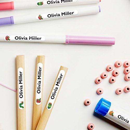 Etiquetas Personalizadas Oliver 100 Unidades La Oruga Muy Hambrienta