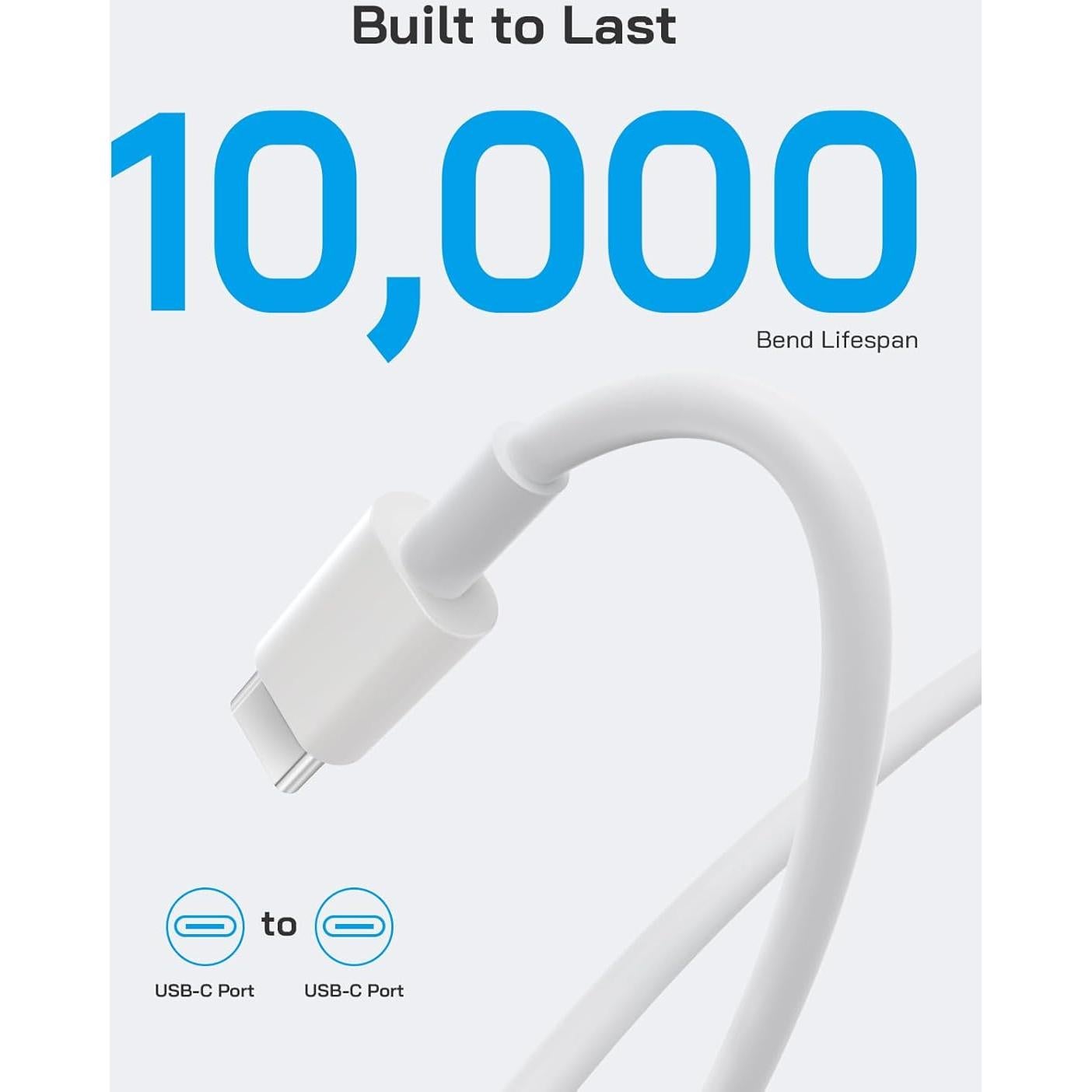 Paquete de 3 Cargadores Rápidos 20W USB-C Azul para iPhone 15/16