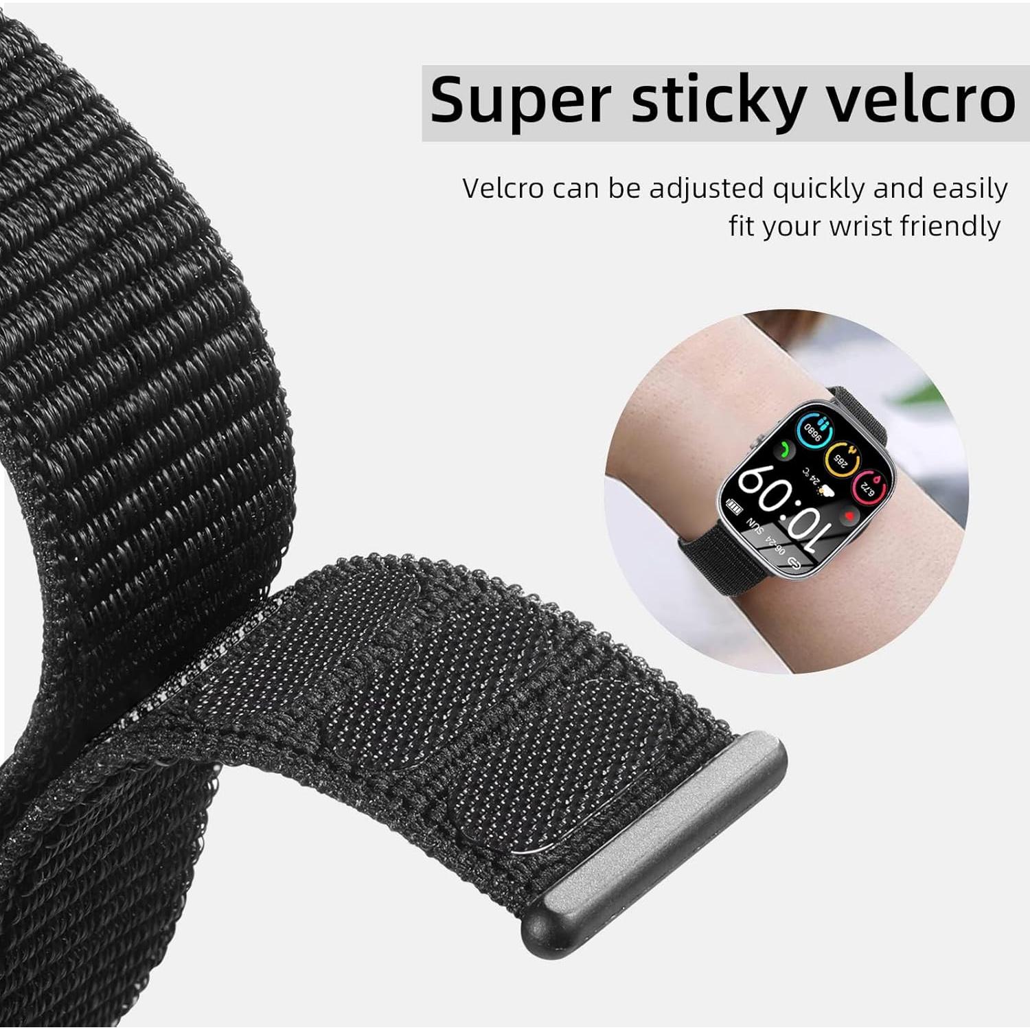 Bandas de Reloj Inteligente SUGARJAR 22mm Nylon para IDW13/IDW16/IDW19