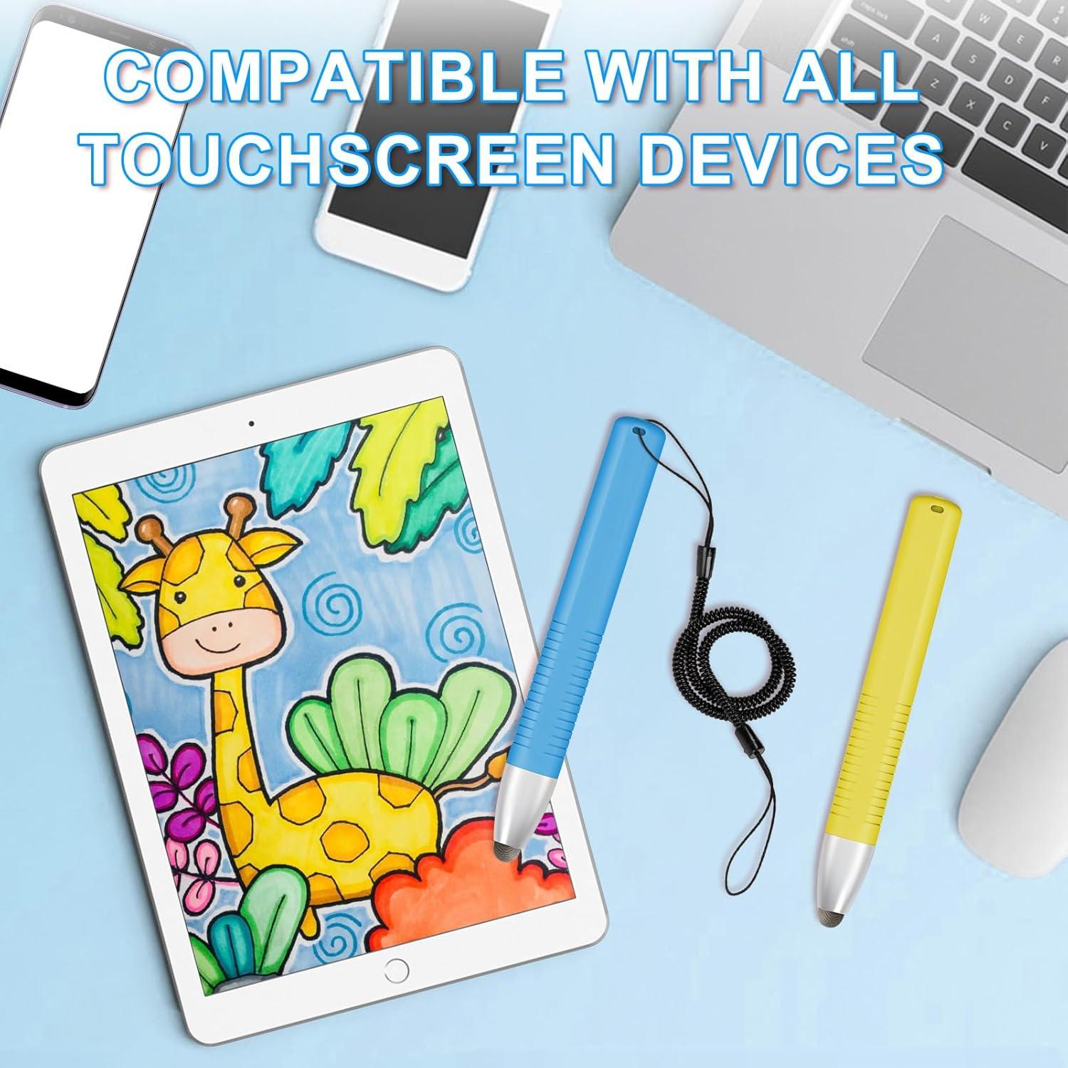 2 Lápices Estilográficos para Niños smrtcol con Cable Resorte