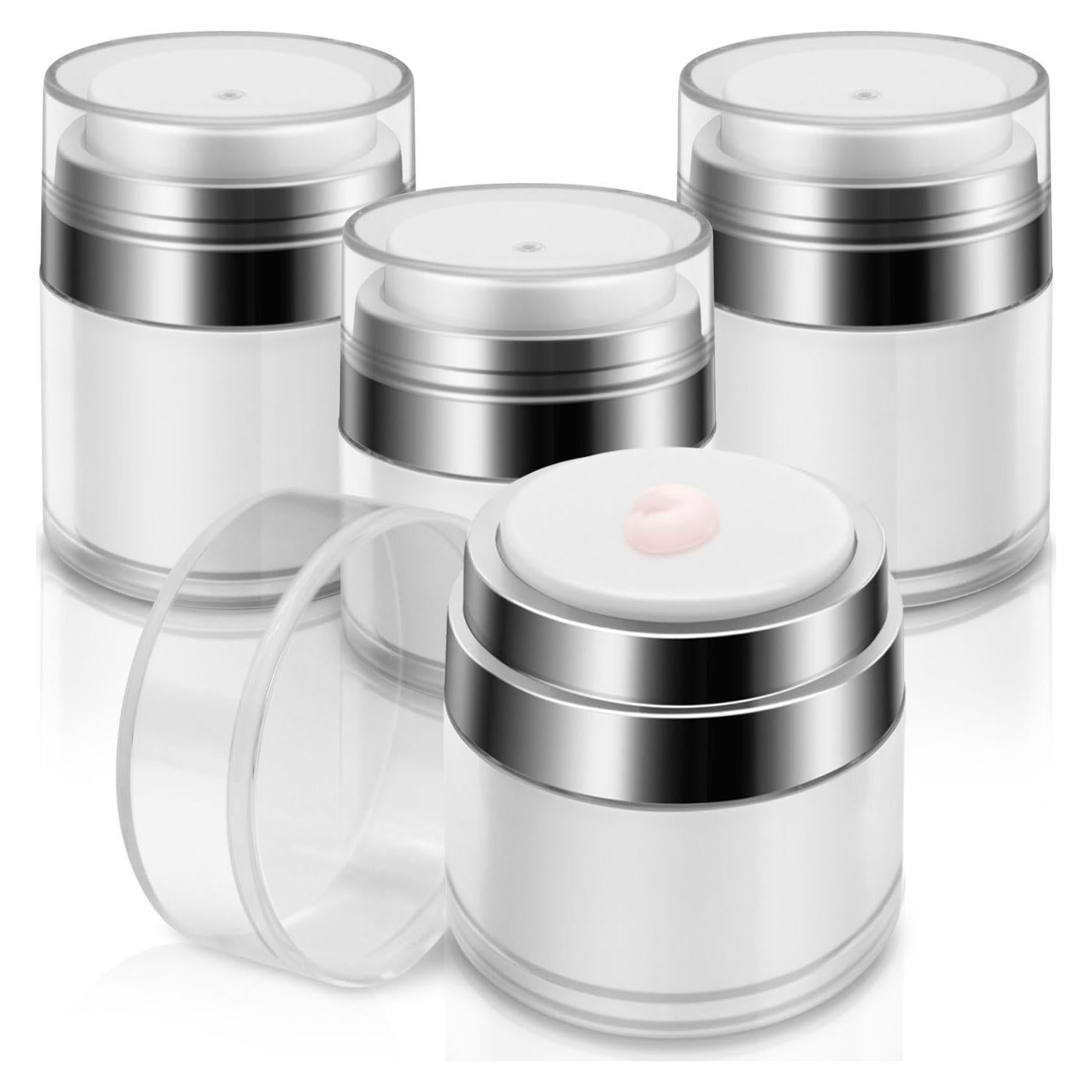 Tarros de Bomba Sin Aire Konosnd 4 Pcs 30ml y 15ml Viaje