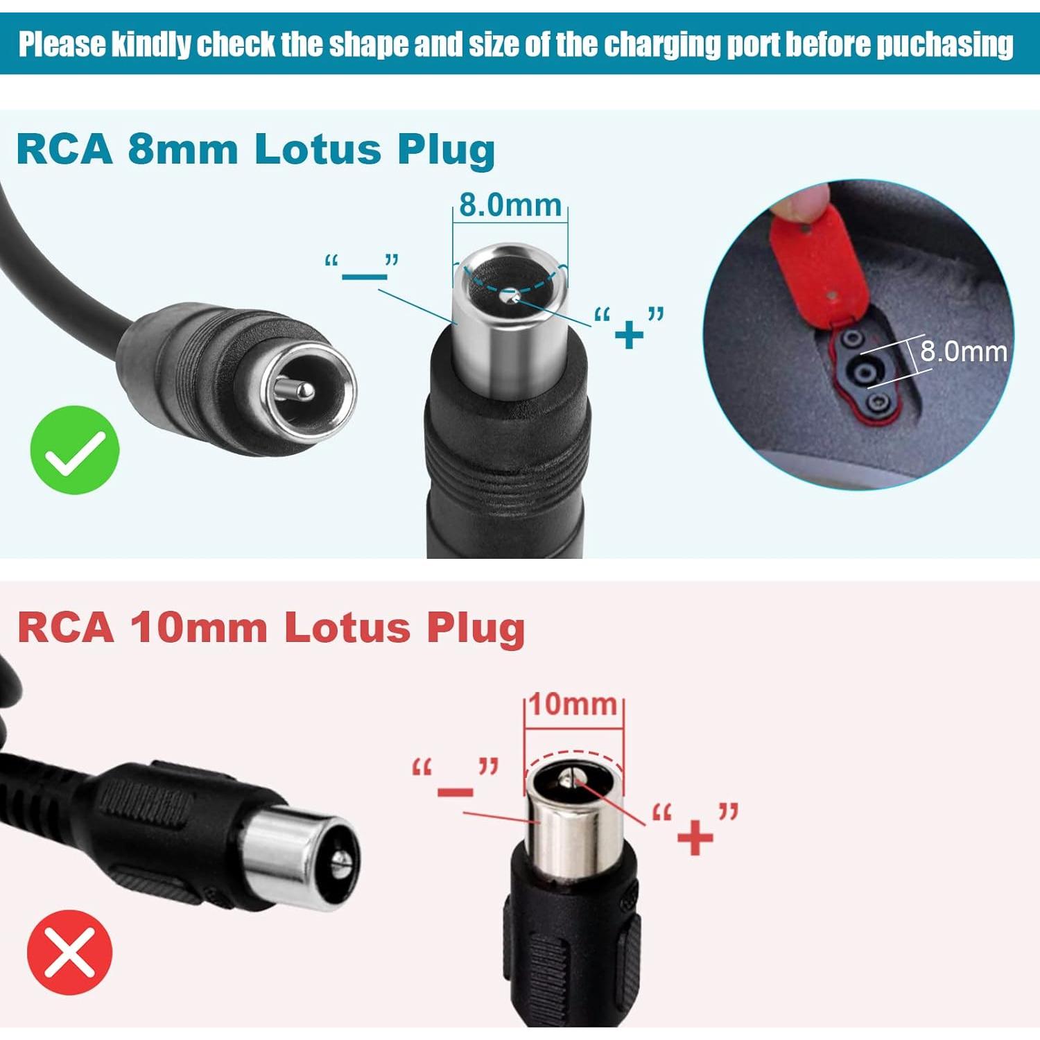 Cargador 42V 2A Segway Ninebot para scooters eléctricos