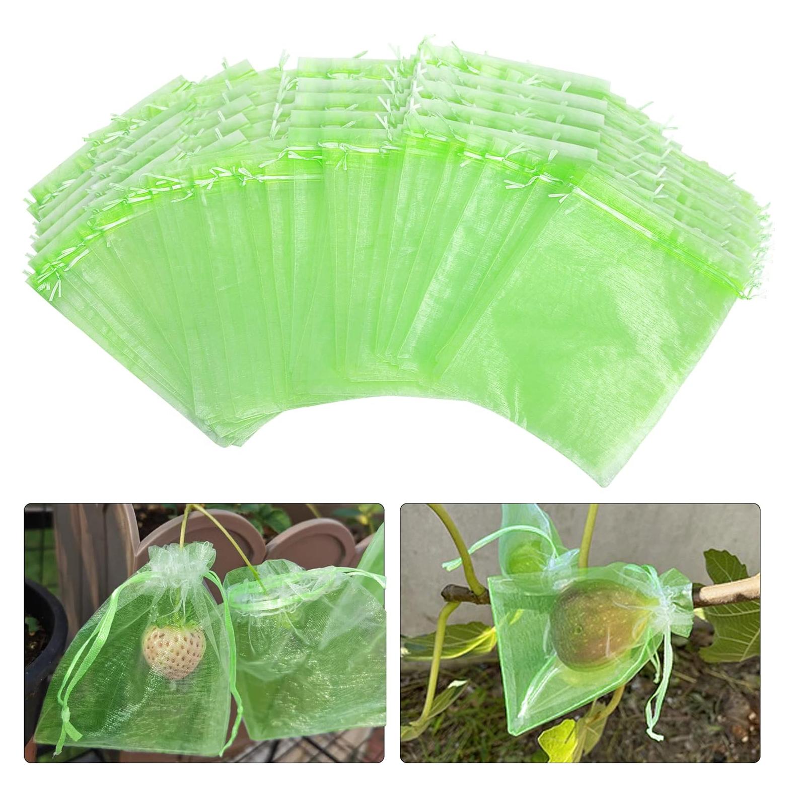 Bolsas de Protección para Frutas Verdes moonoom 15x20 cm - 100 Piezas