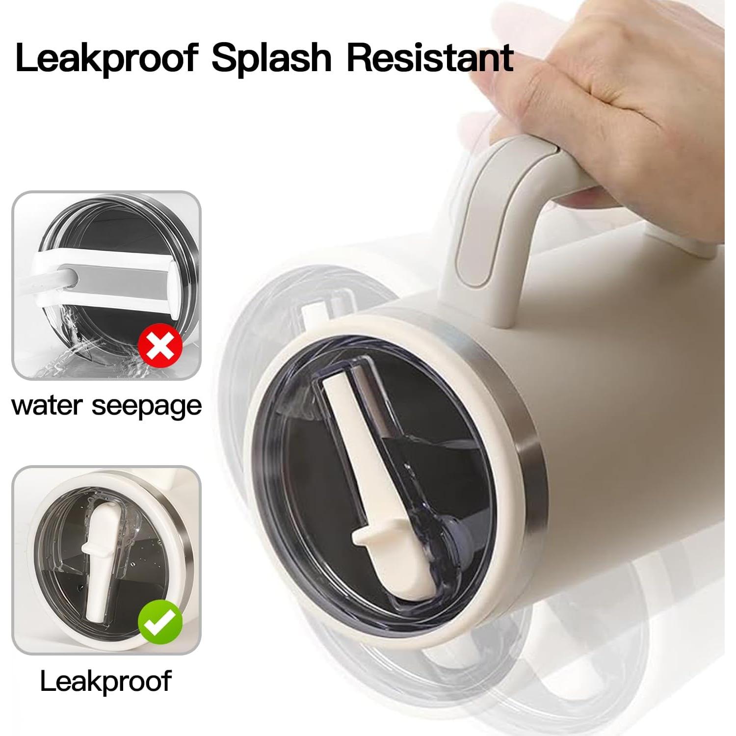 Tapa de Reemplazo InsCrea para Vaso Stanley 40 oz con Popote