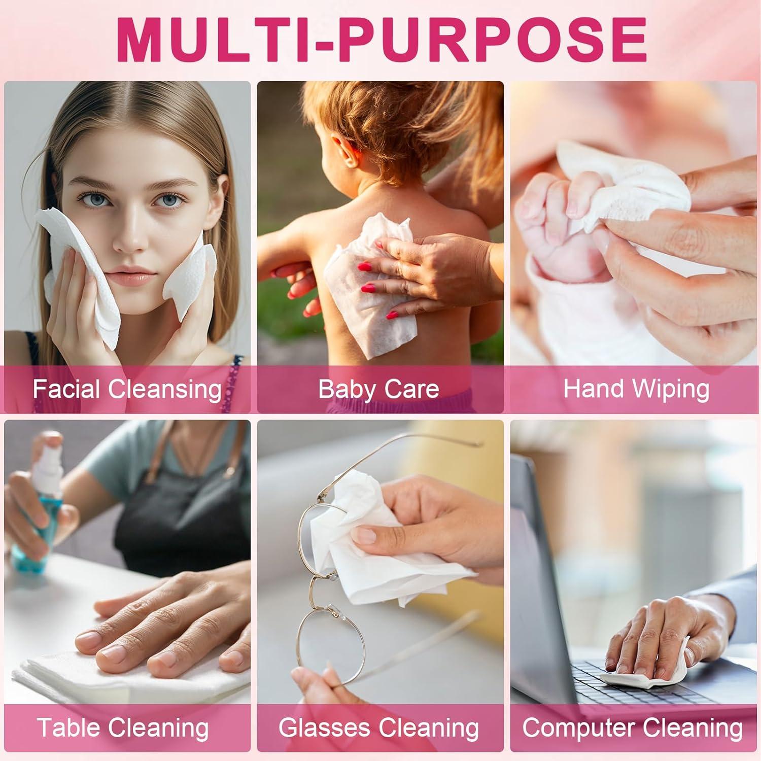 Toallas Desechables Faciales XXL 120 Unidades FACEMADE 30x30 cm