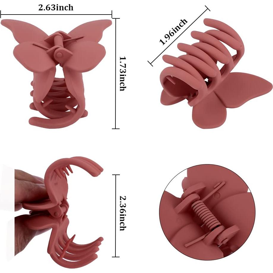 Pinzas de Mariposa Atoden - 4 Pcs Accesorios para el Cabello