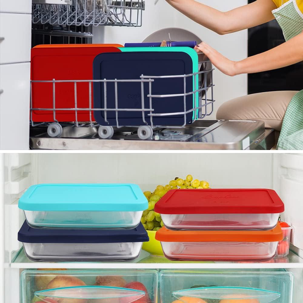 Tapa de Silicona Rectangular SOPHICO 6 Tazas Antifugas