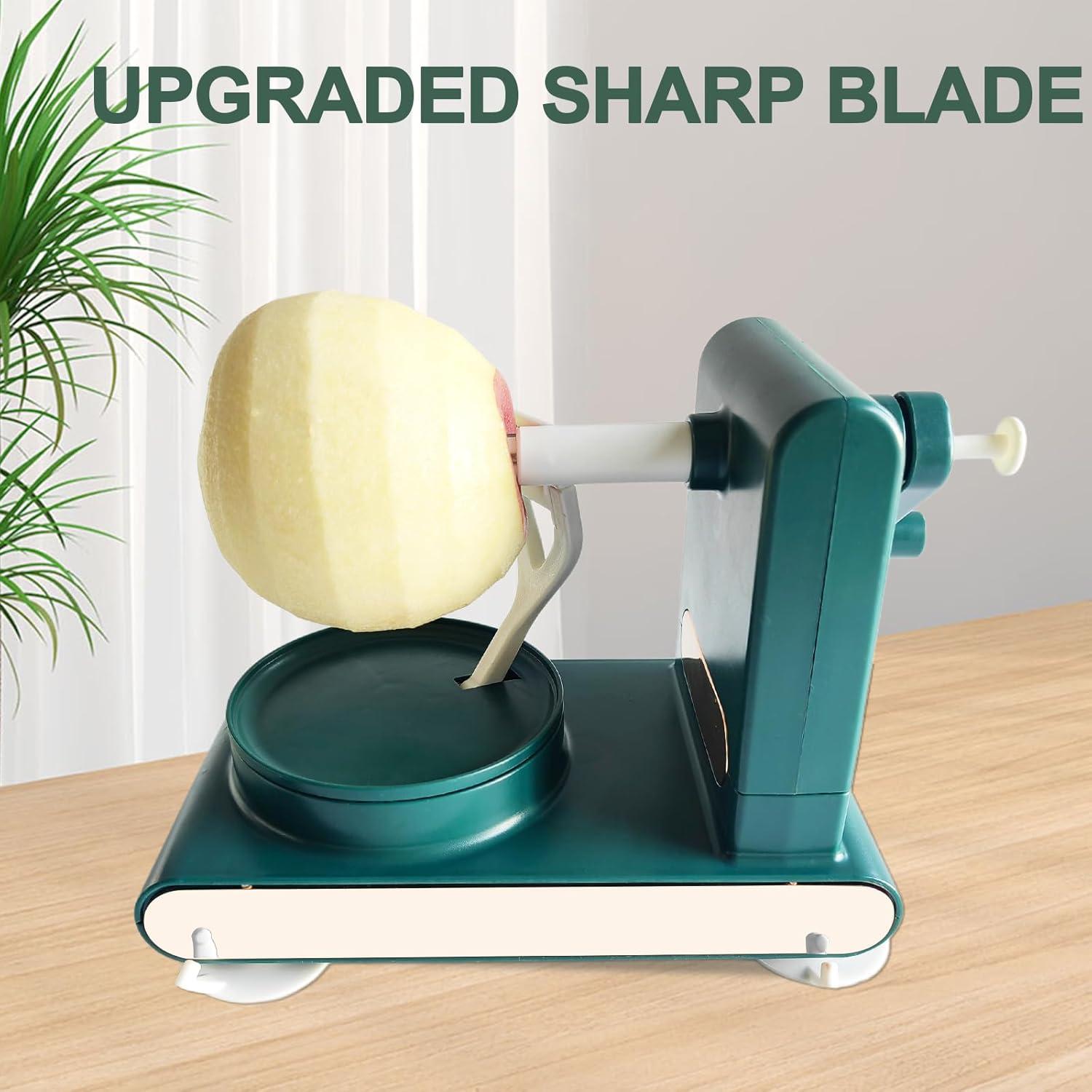 Pelador de Manzanas CanVrinxol Verde - Acero Inoxidable, Rápido