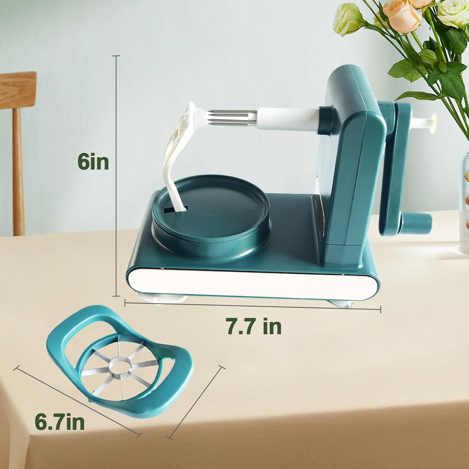 Pelador de Manzanas CanVrinxol Verde - Acero Inoxidable, Rápido