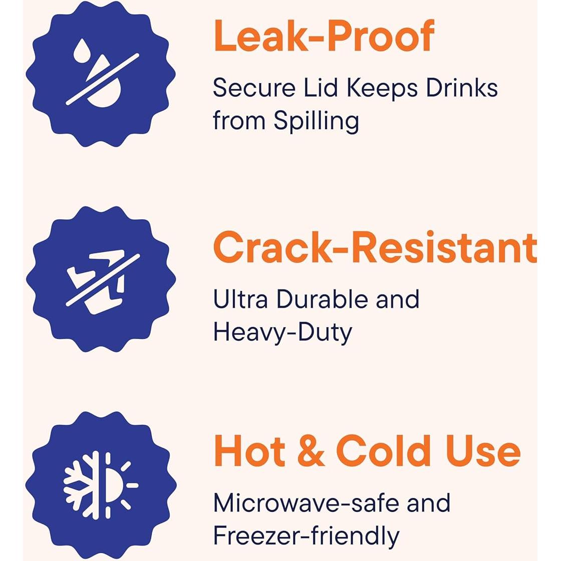 200 Contenedores de Plástico 2 Oz. Stack Man con Tapas