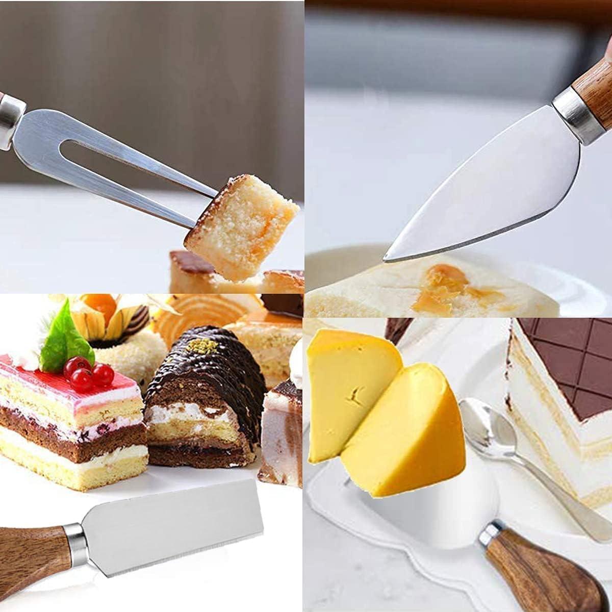 Juego de cuchillos para queso 6 piezas PBXZET Acacia