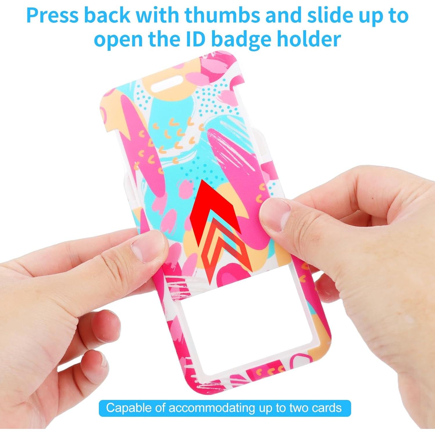 Soporte de Identificación Retráctil Eeffzia con Mosquetón 48.8cm