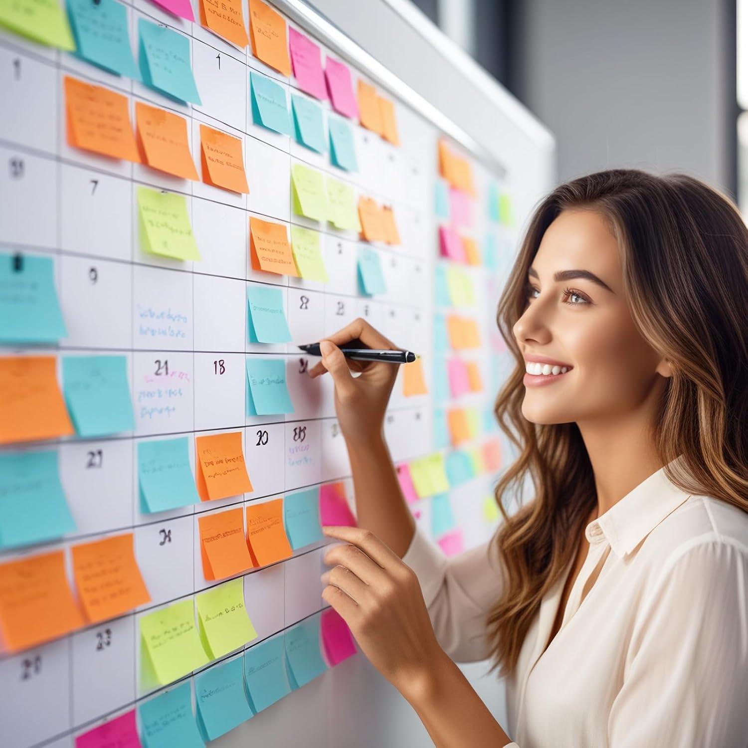 Mini Notas Adhesivas HQCME 1.5x5 cm 40 Pads 10 Colores Brillantes