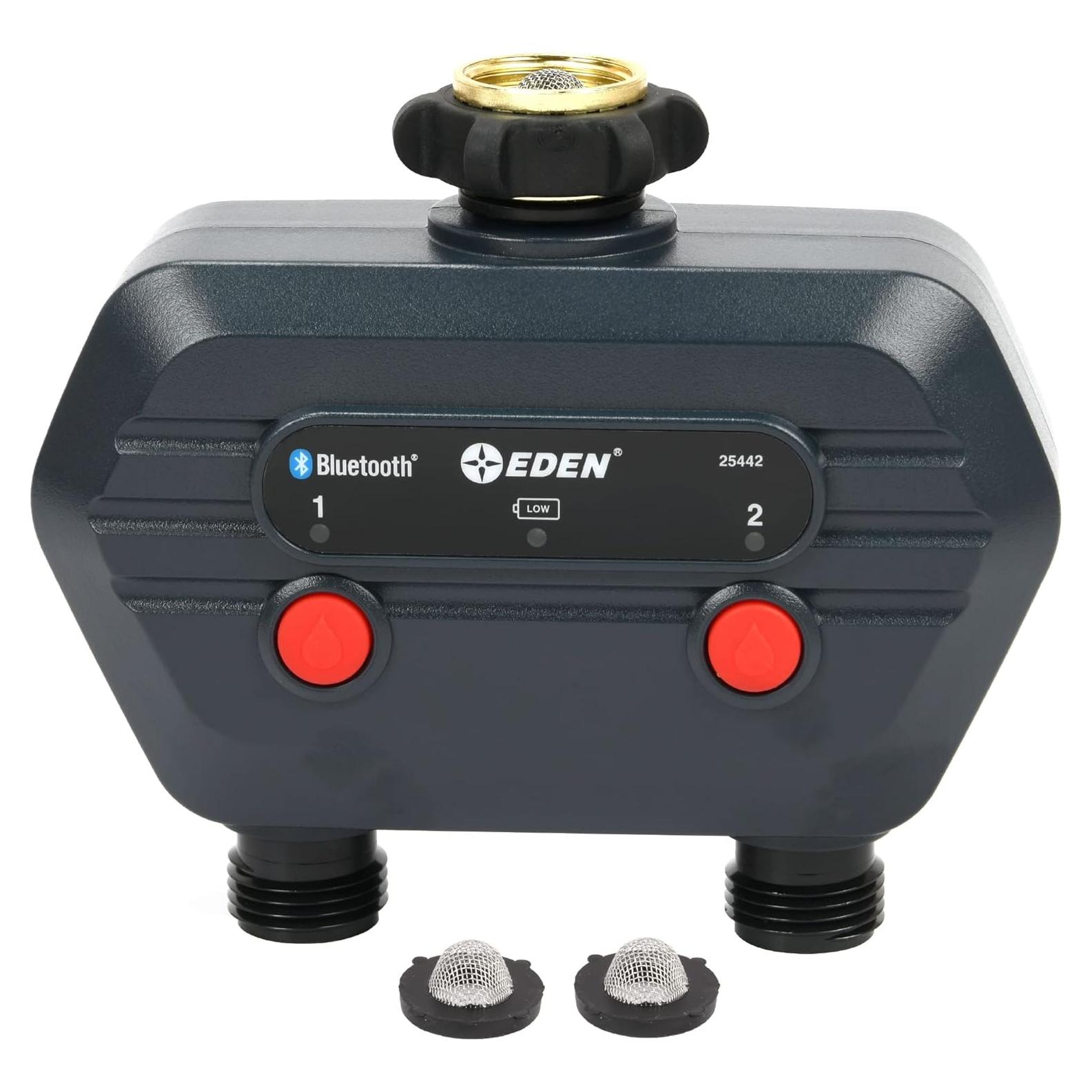 Temporizador de Agua Bluetooth Eden 93442 2 Zonas Riego Inteligente