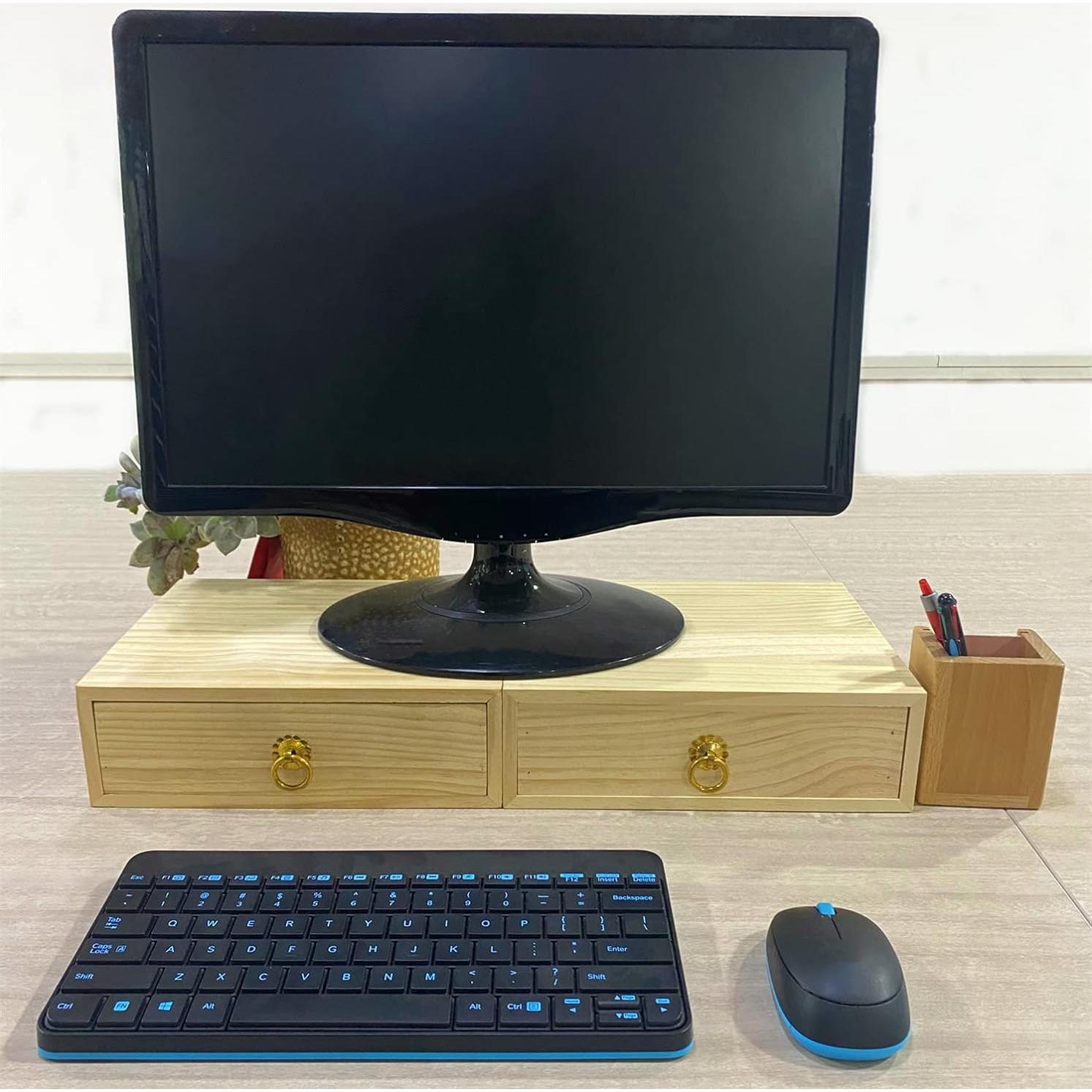 Caja de Almacenamiento de Madera Natural LONG TAO 1 Capa