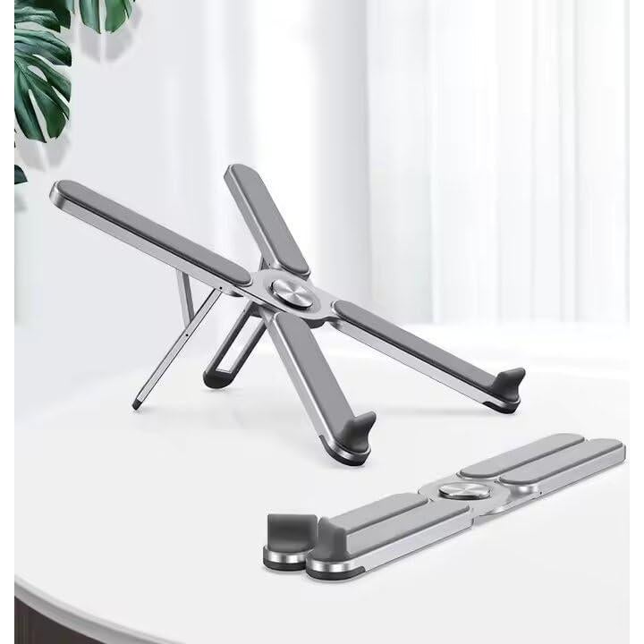 Soporte Plegable para Laptop Aluminio Ajustable 7 Alturas 10-16"
