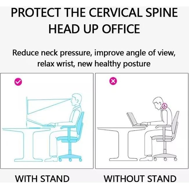 Soporte Plegable para Laptop Aluminio Ajustable 7 Alturas 10-16"