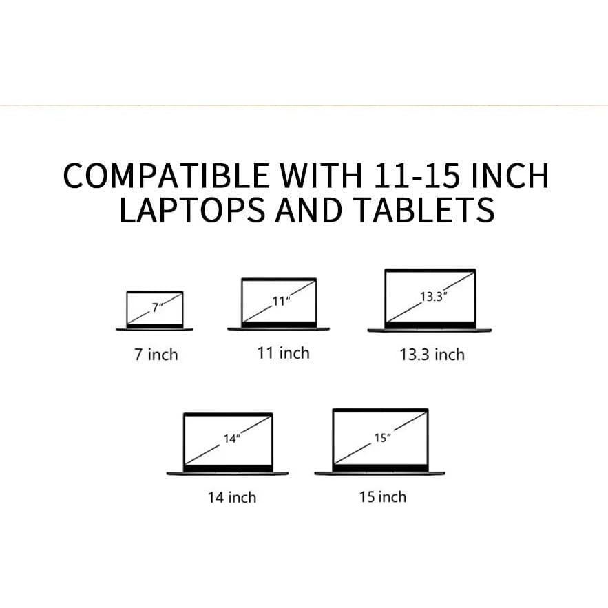 Soporte Plegable para Laptop Aluminio Ajustable 7 Alturas 10-16"