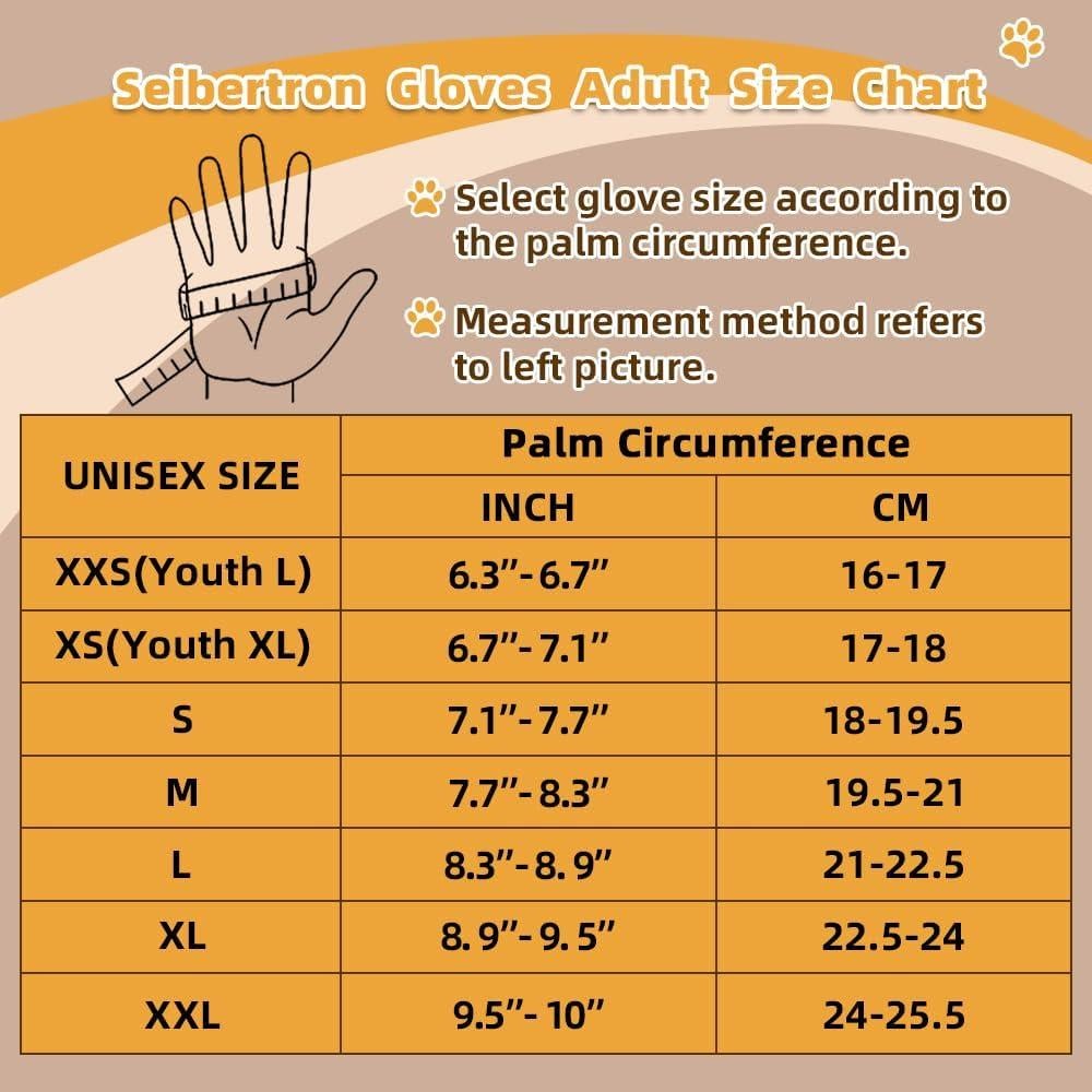 Guantes de Acicalamiento Seibertron P.G.M.G-1 para Mascotas