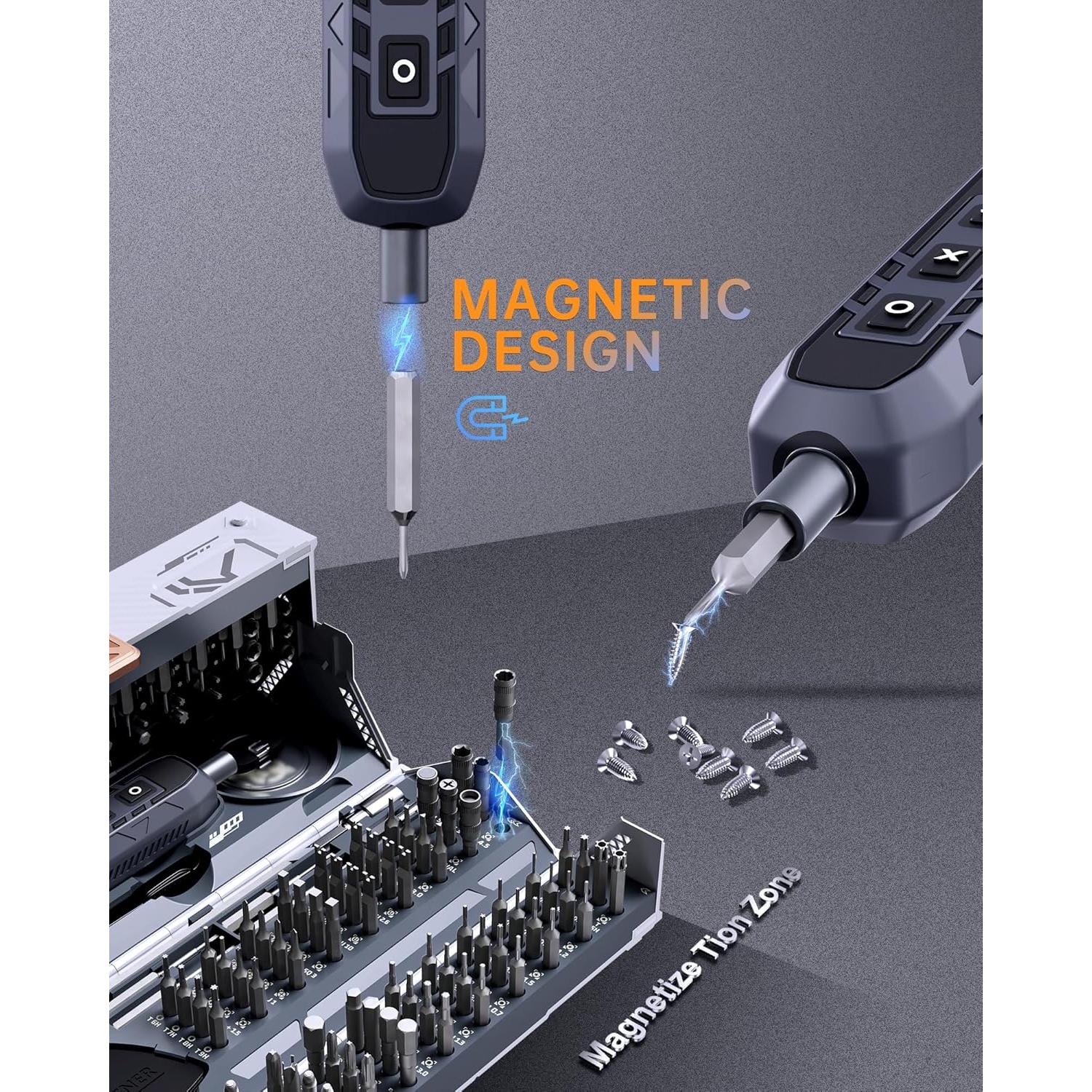Destornillador Eléctrico TAAHIRA 181 en 1 3.7V 200 RPM