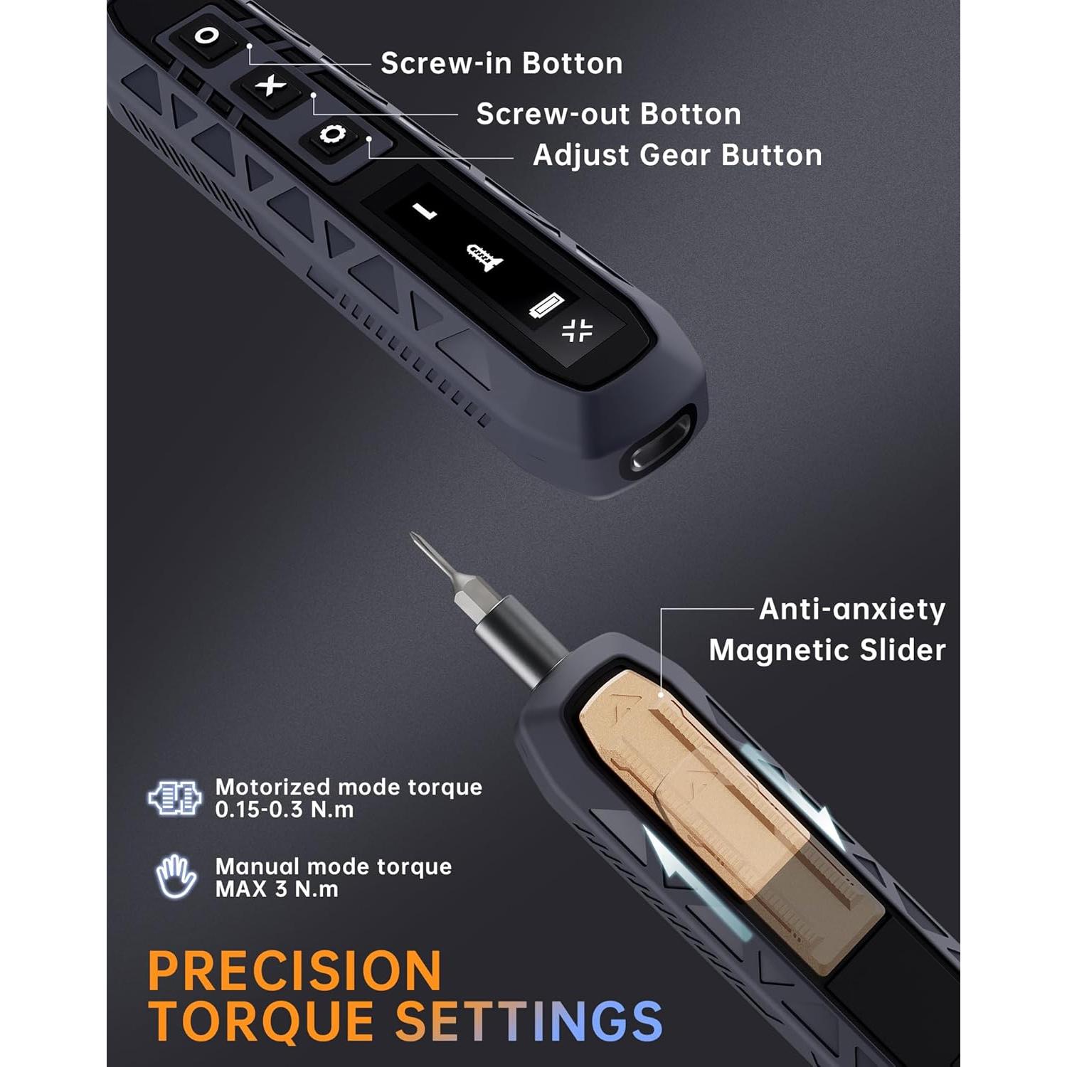 Destornillador Eléctrico TAAHIRA 181 en 1 3.7V 200 RPM