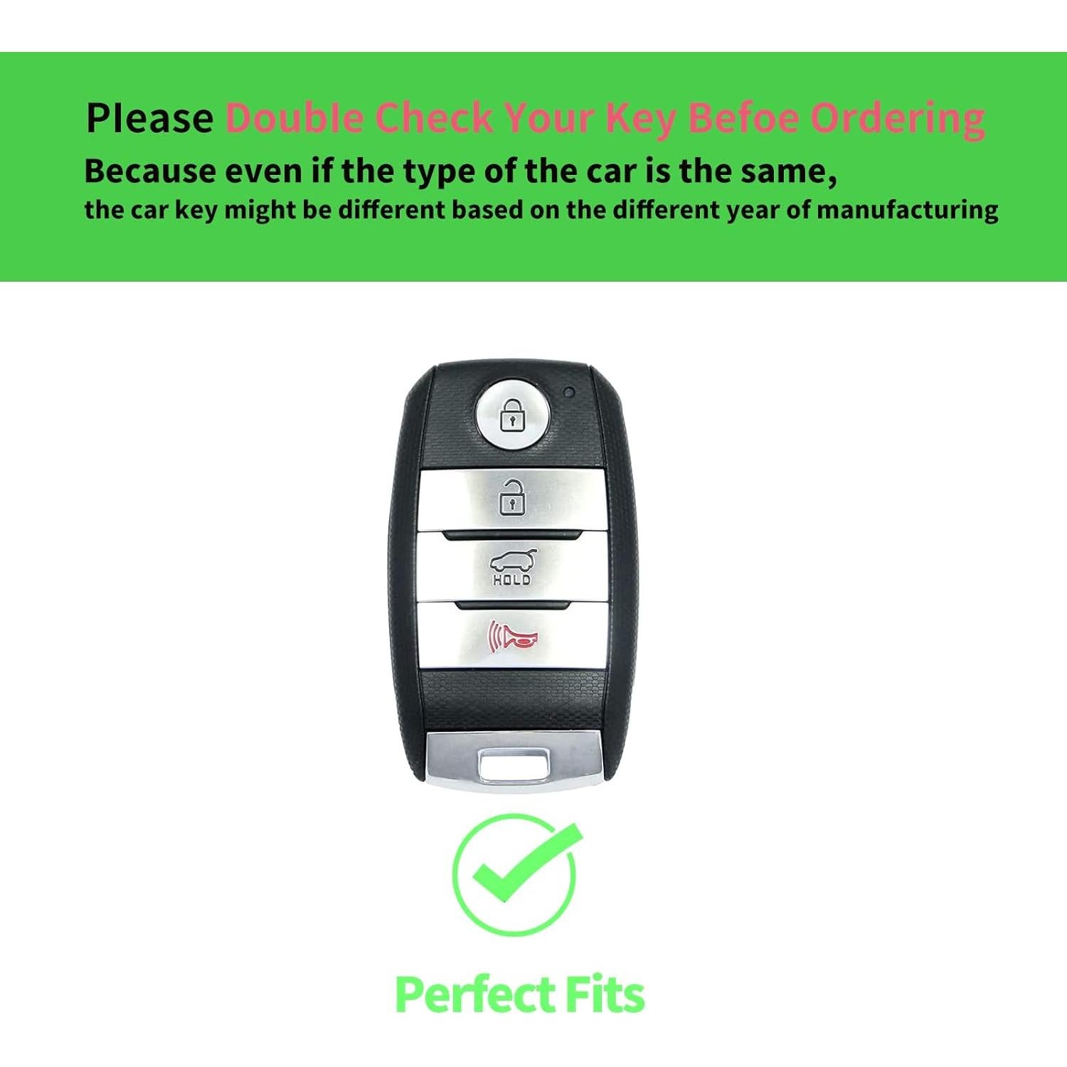 Funda de Llave Kia LCWPJWWS TPU 360° Compatible con Soul, Niro