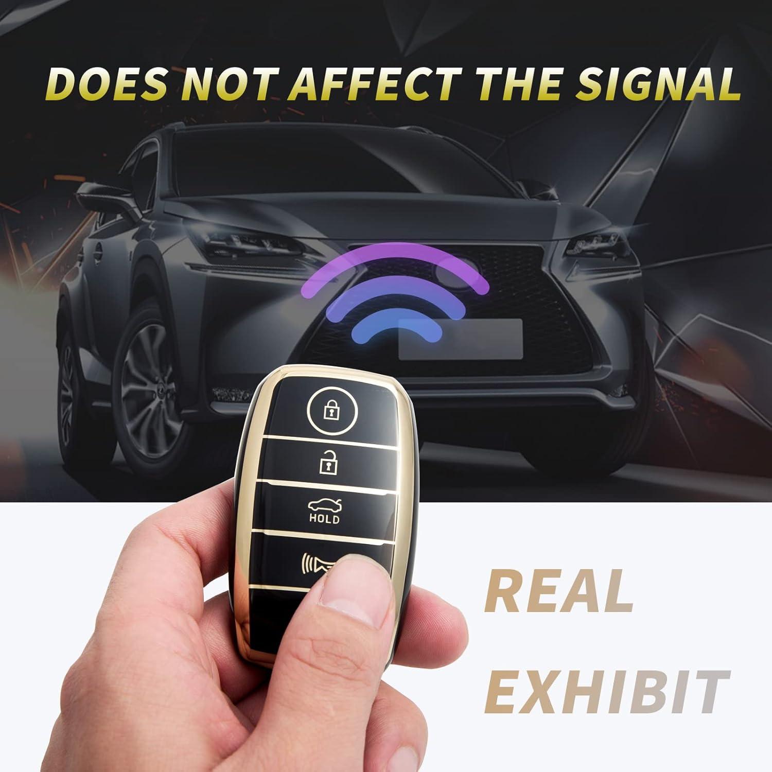 Funda de Llave Kia LCWPJWWS TPU 360° Compatible con Soul, Niro