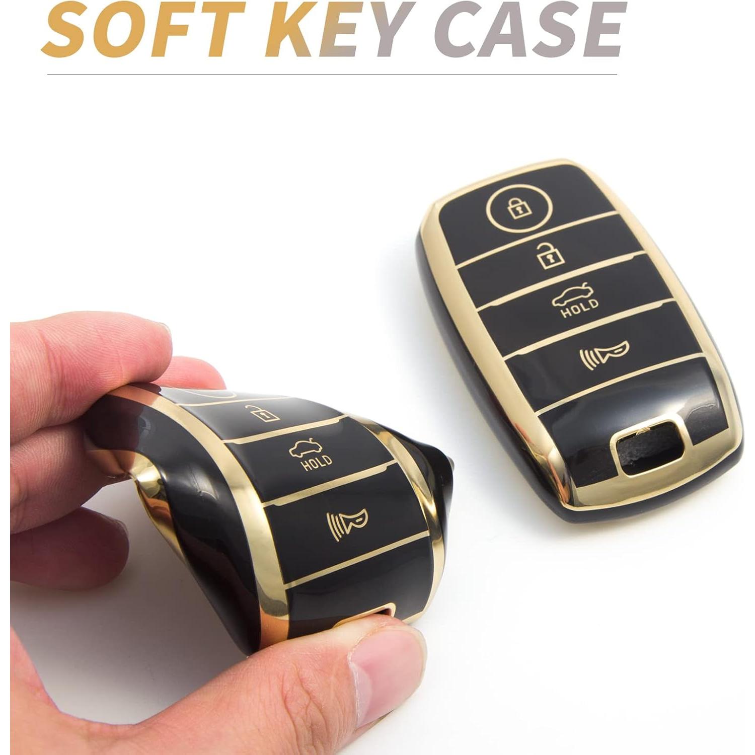 Funda de Llave Kia LCWPJWWS TPU 360° Compatible con Soul, Niro