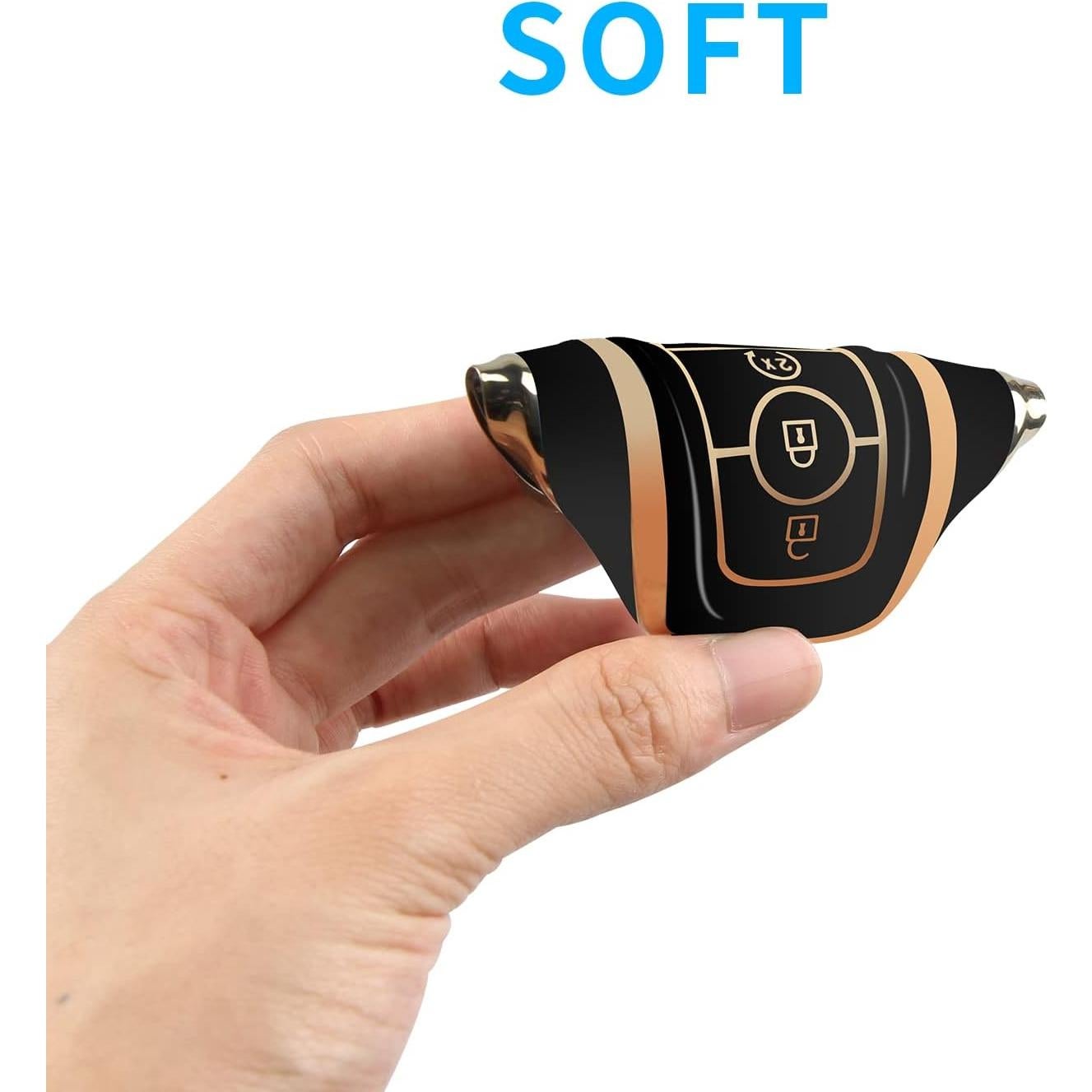 Cubierta de llavero Ford MILD EAST TPU Negro para Explorer, F150