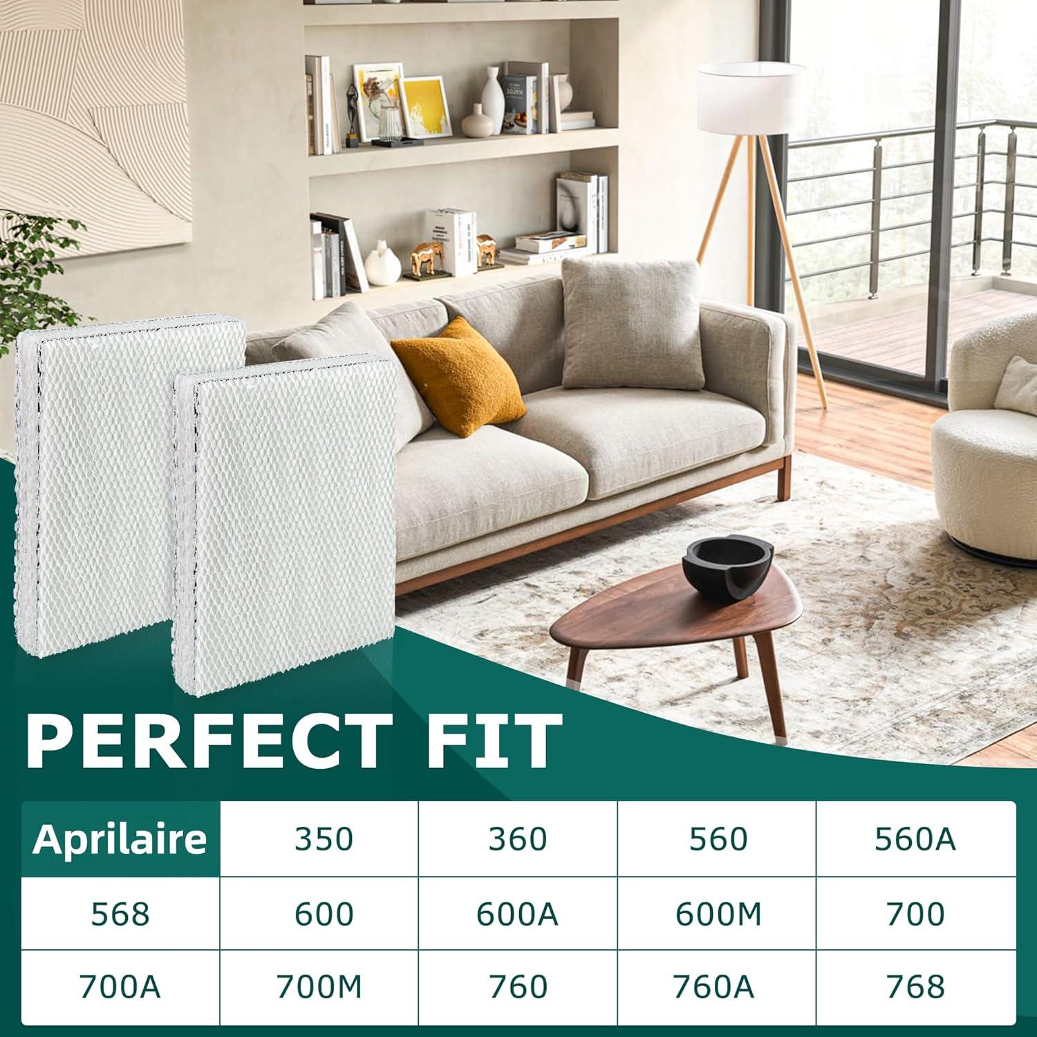 Paquete de 4 Filtros de Agua 35 TOMOON para Humidificador April.aire