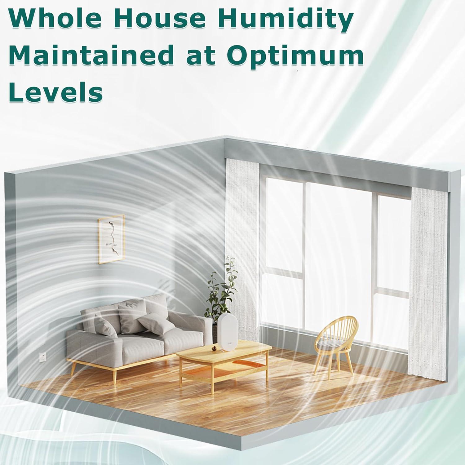 Paquete de 4 Filtros de Agua 35 TOMOON para Humidificador April.aire