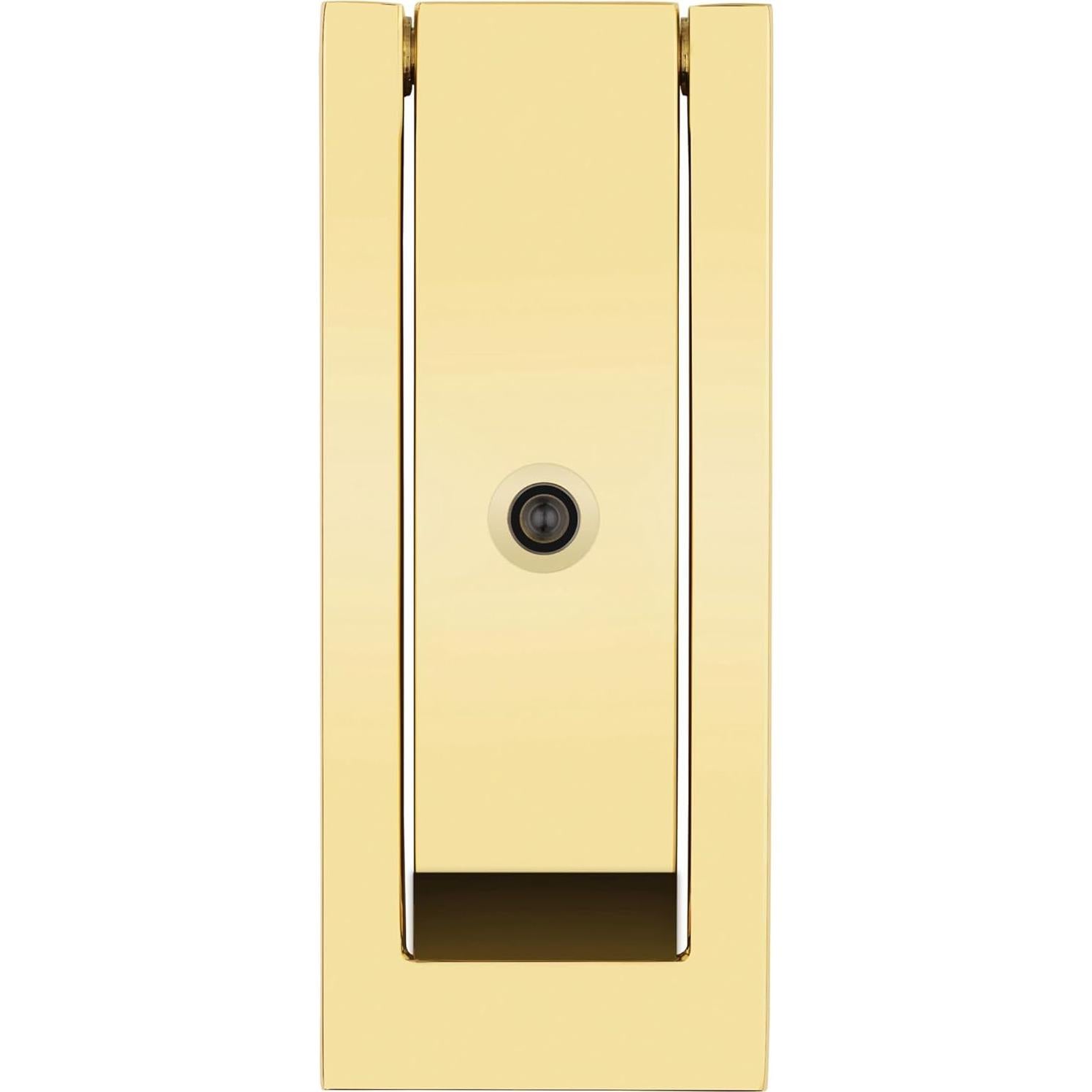 Alicate de puerta Baldwin 0185 Latón Pulido con Visor