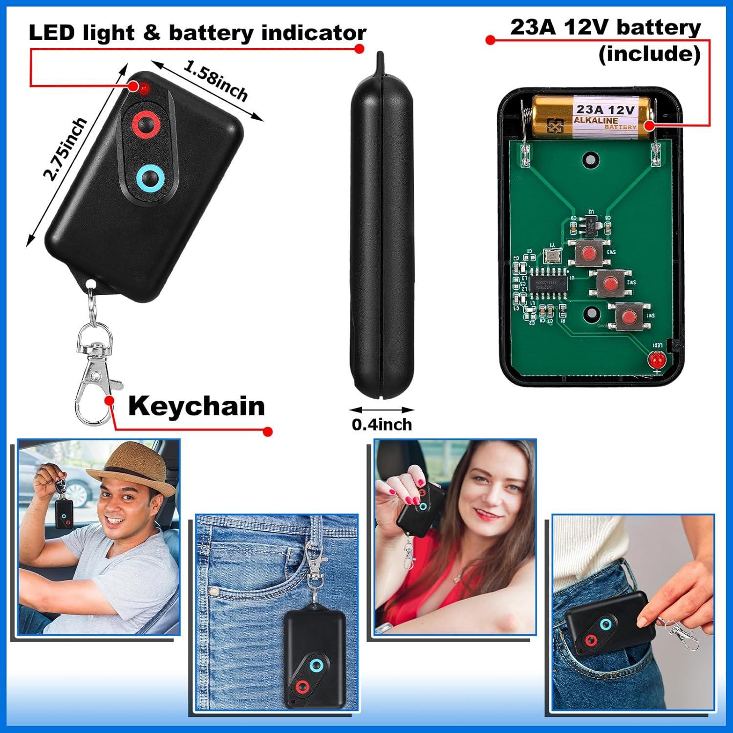 Control Remoto de Puerta de Garaje Kingdder 2211 L 2 Botones