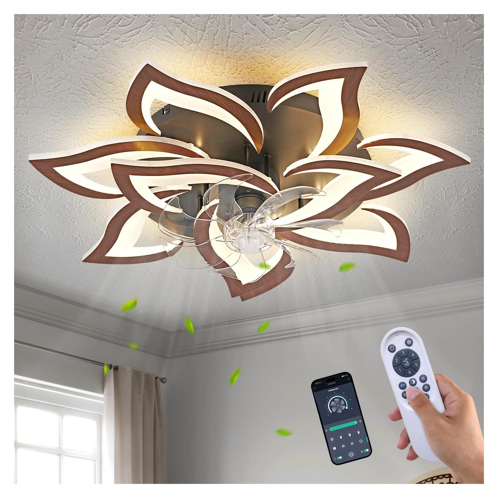 Ventilador de Techo Yfrest 81.3 cm con Luz y Control Remoto