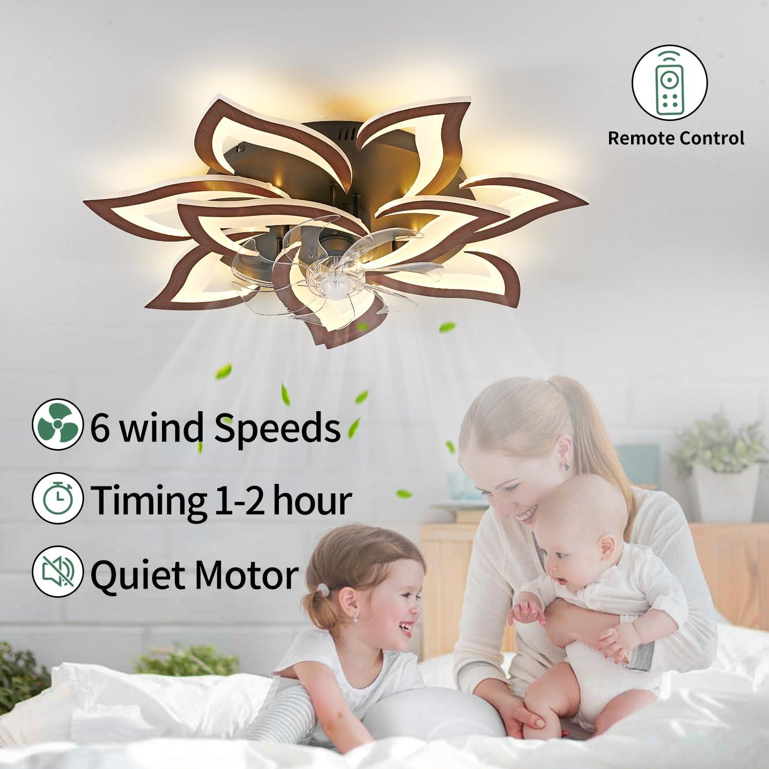 Ventilador de Techo Yfrest 81.3 cm con Luz y Control Remoto