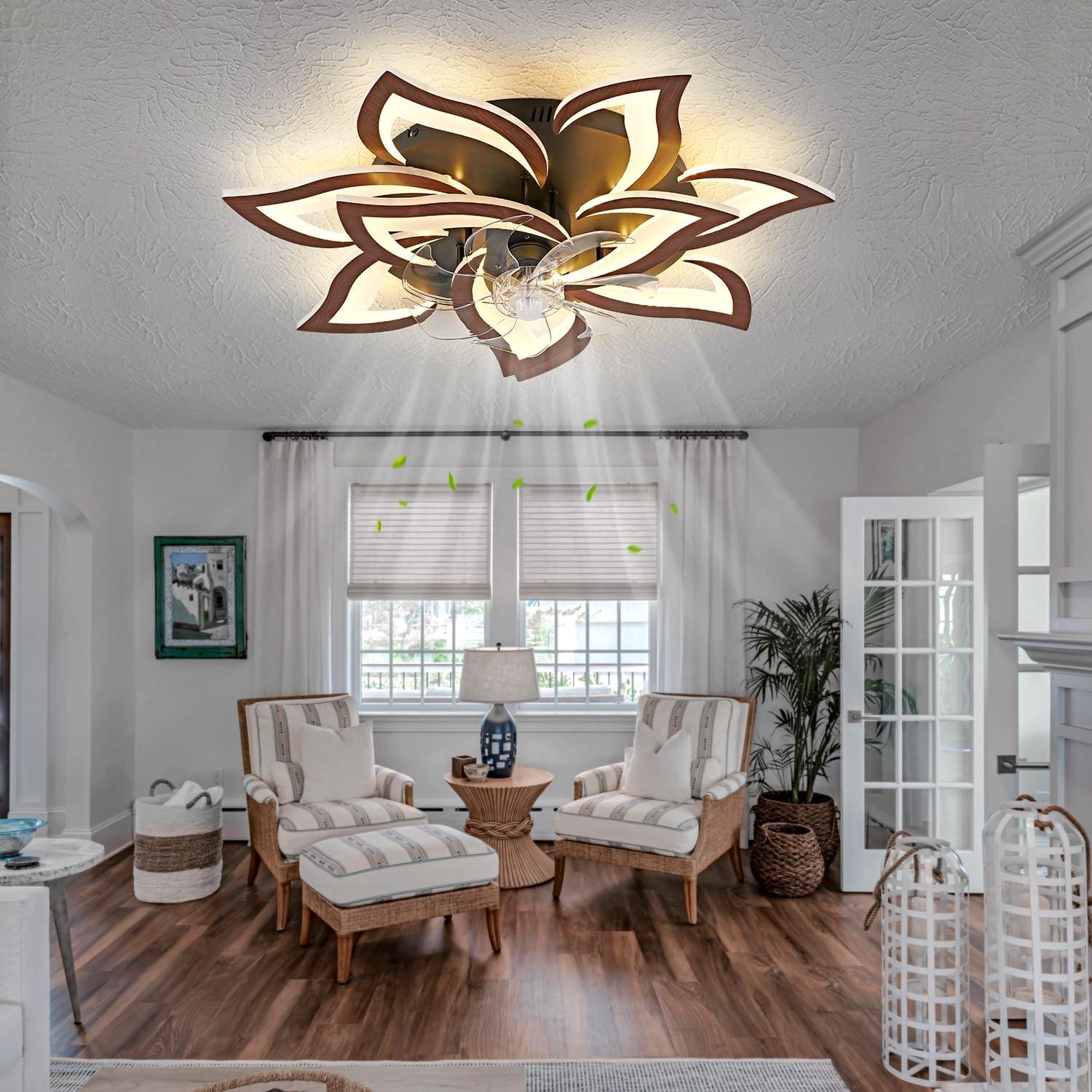 Ventilador de Techo Yfrest 81.3 cm con Luz y Control Remoto